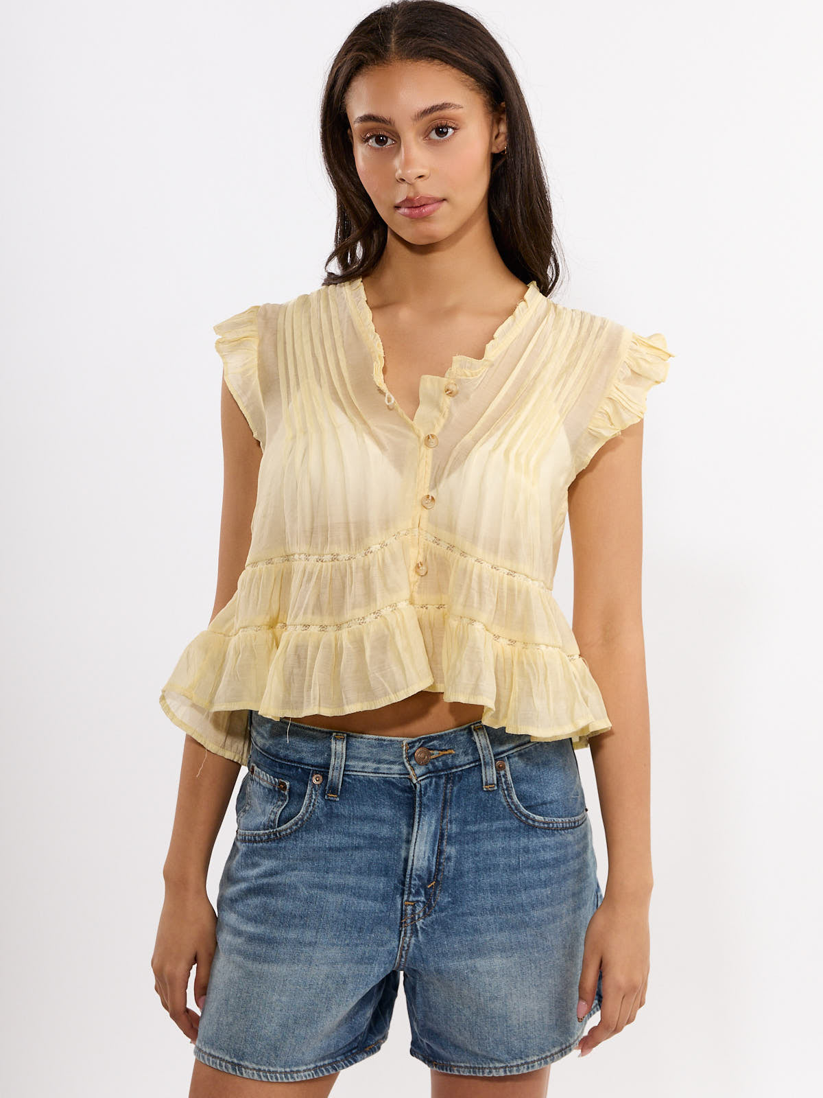 Richie Short Sleeve Button Blouse