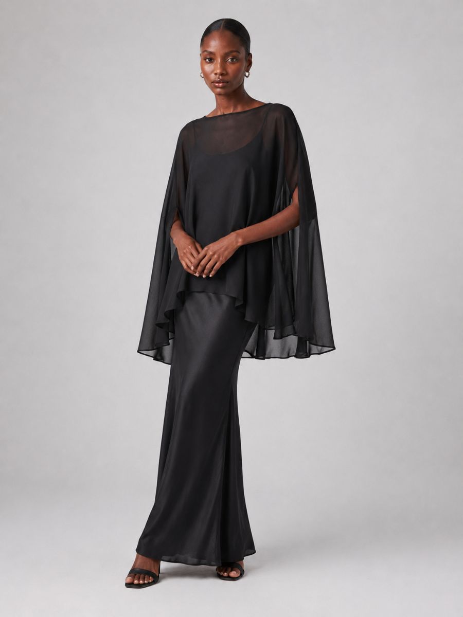 Cotton Candy Val Sheer Cape