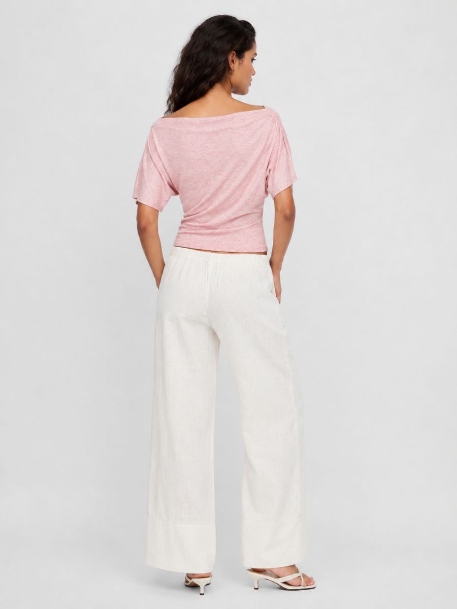 Irene Ruched Knit Top