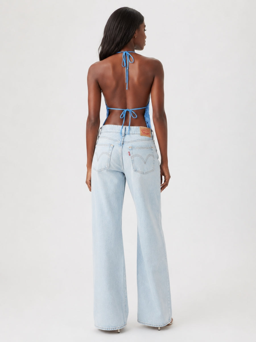 Show Shopper Sequin Halter Top