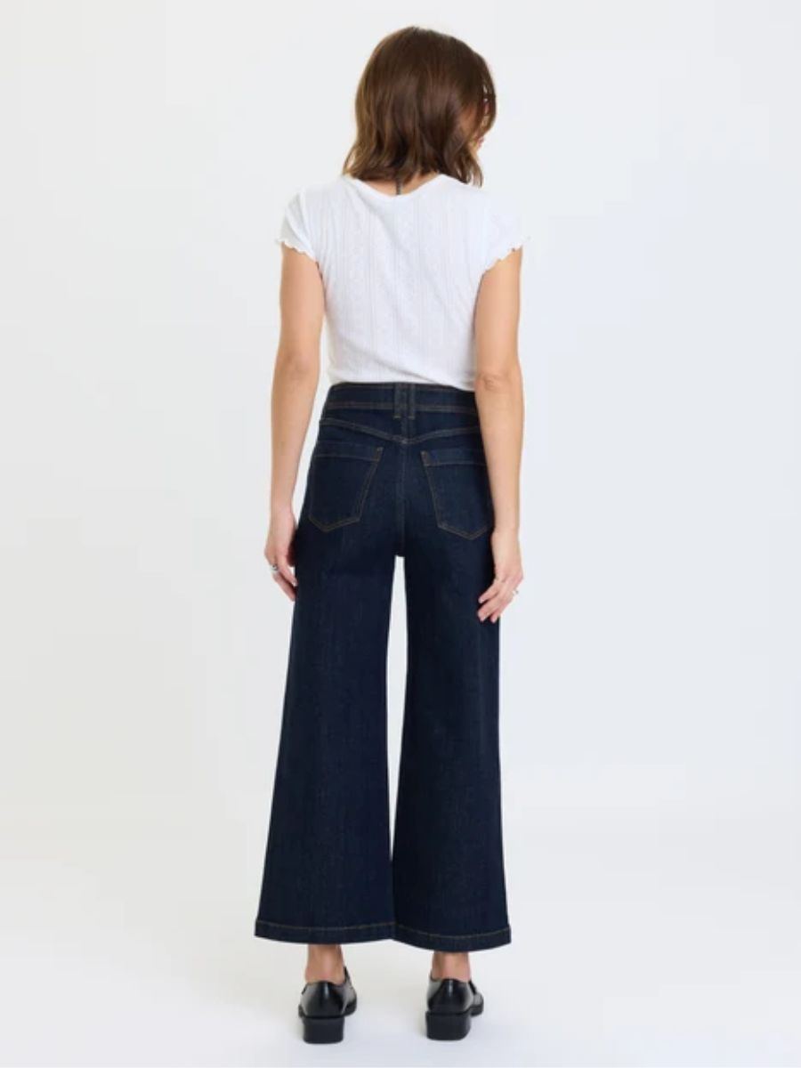 Daze Valley Girl High Wide Patch Pocket Jean
