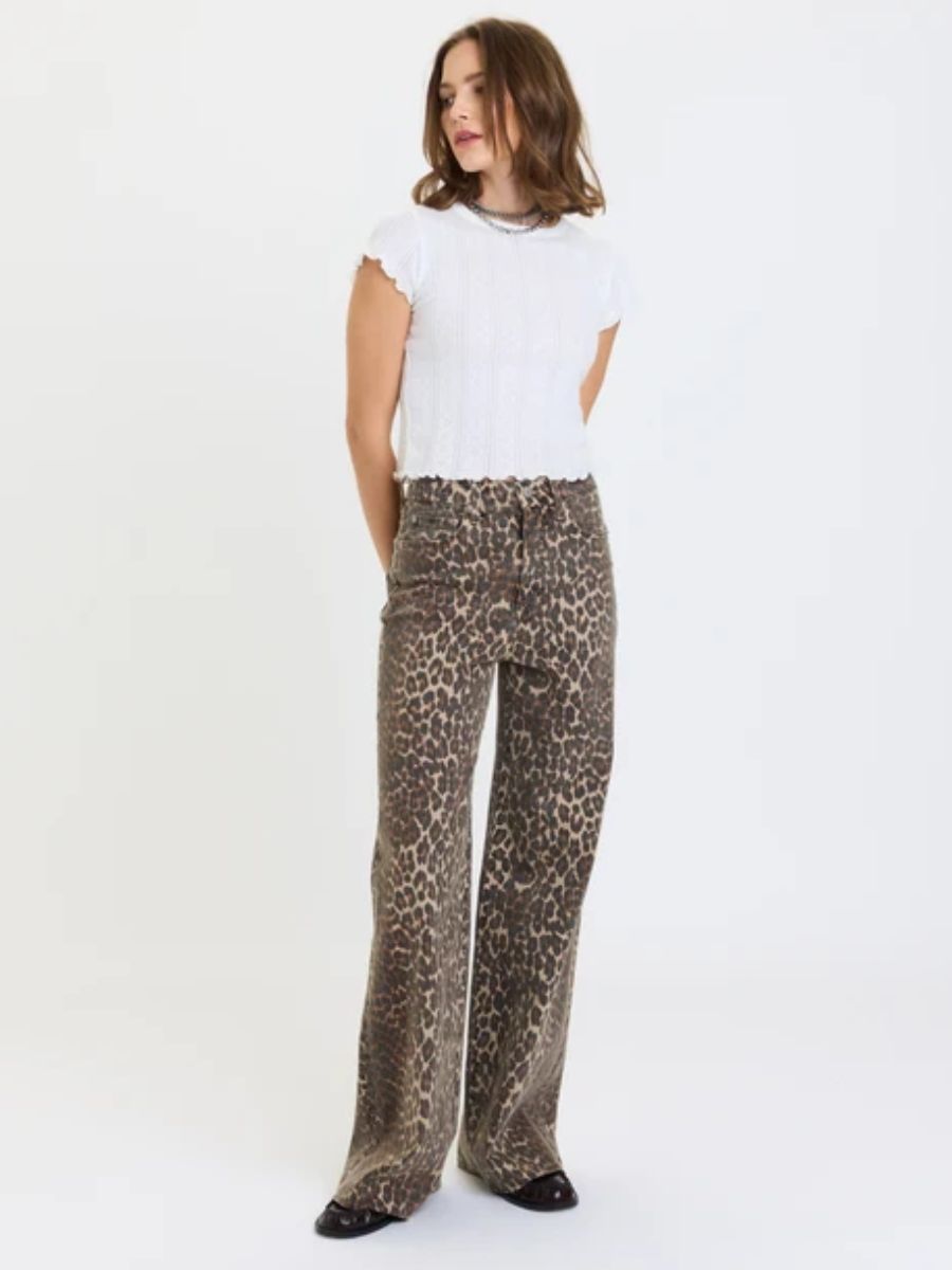 Daze Far Out High-Rise Wide Leg Jean