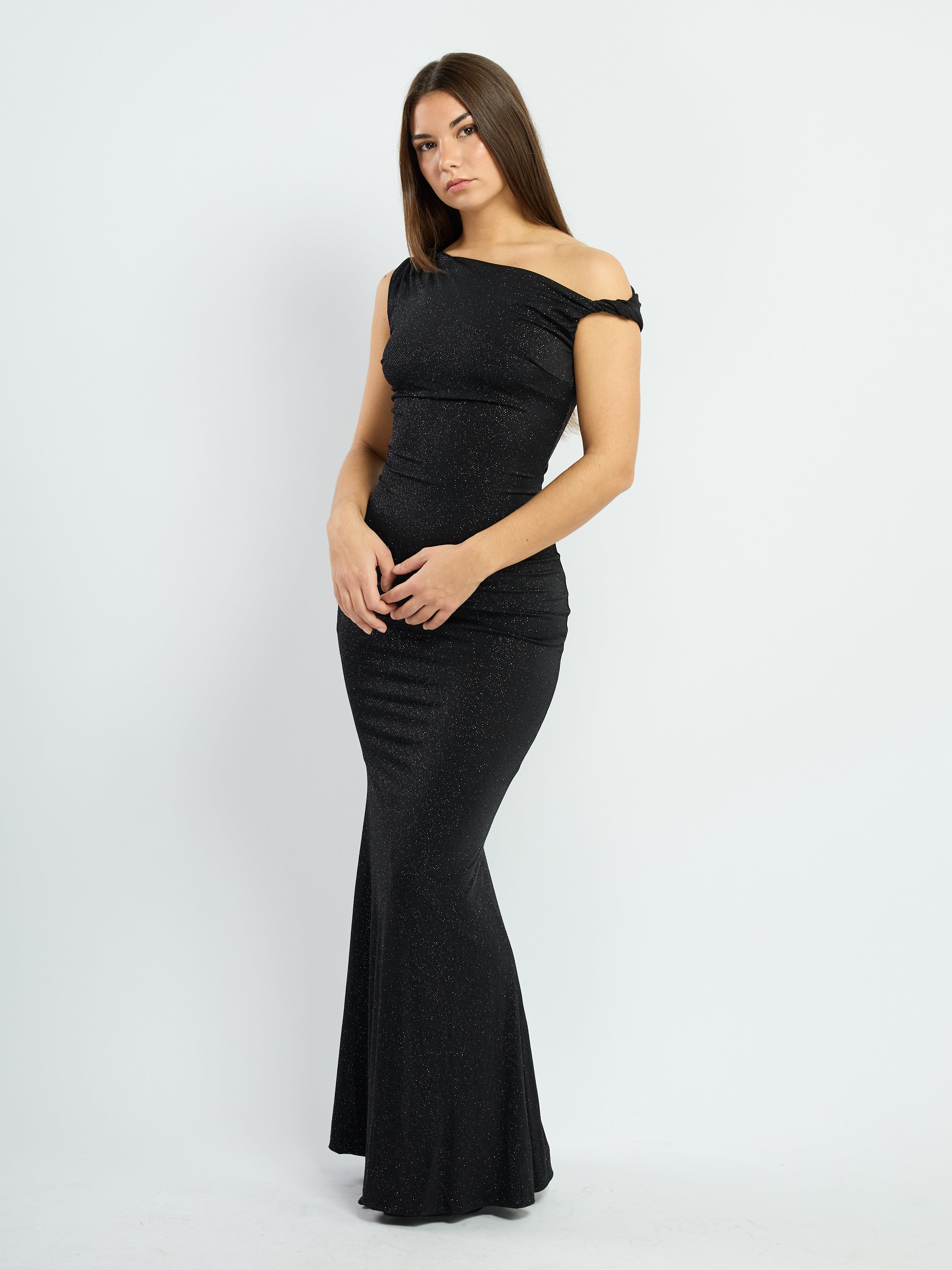 Veda Slinky Glitter Maxi Dress