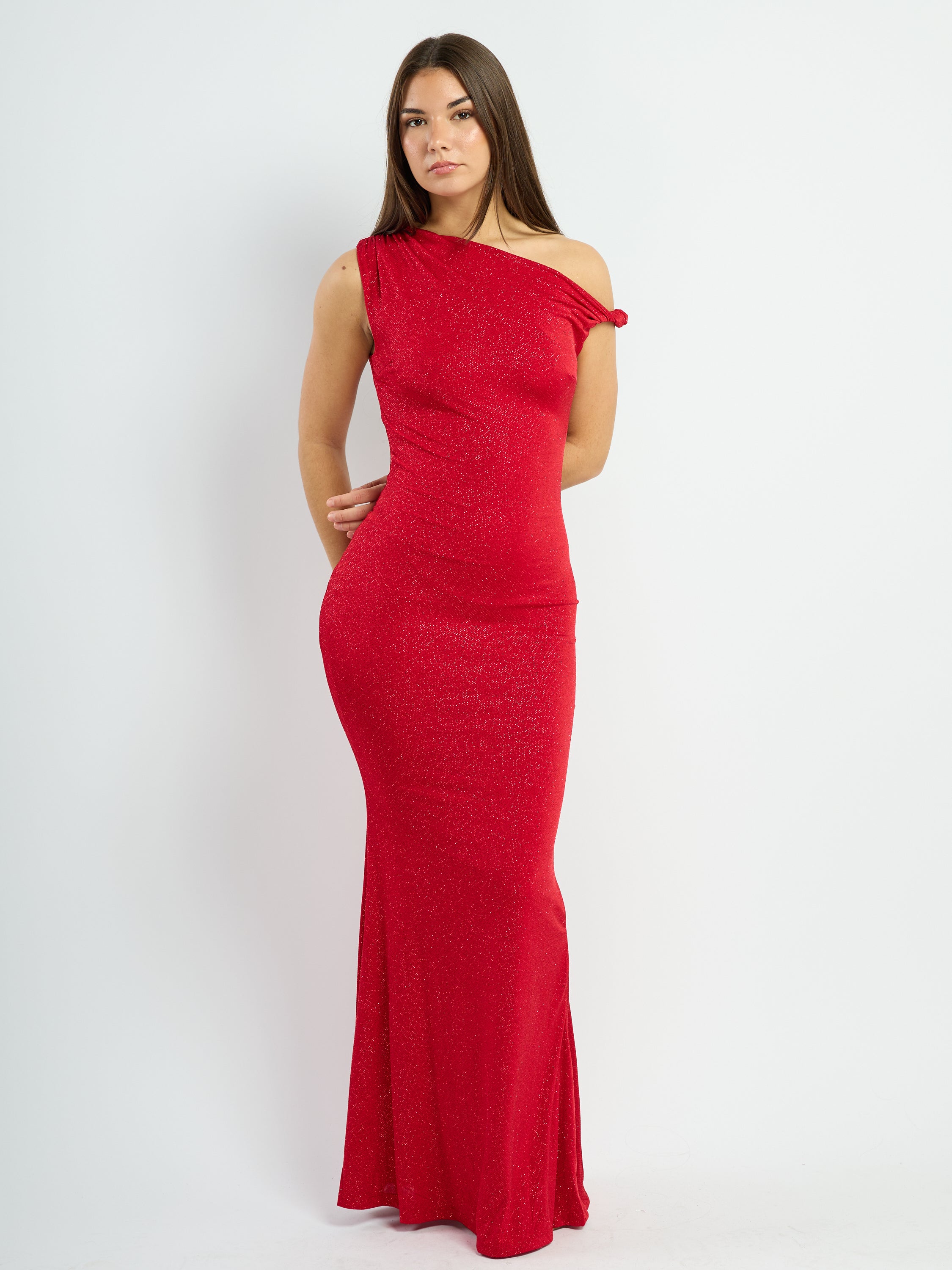 Veda Slinky Glitter Maxi Dress