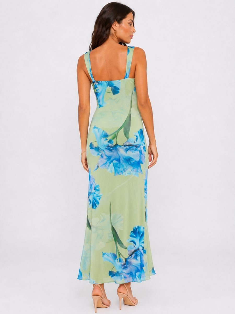 Sally Ruffle Mesh Dress