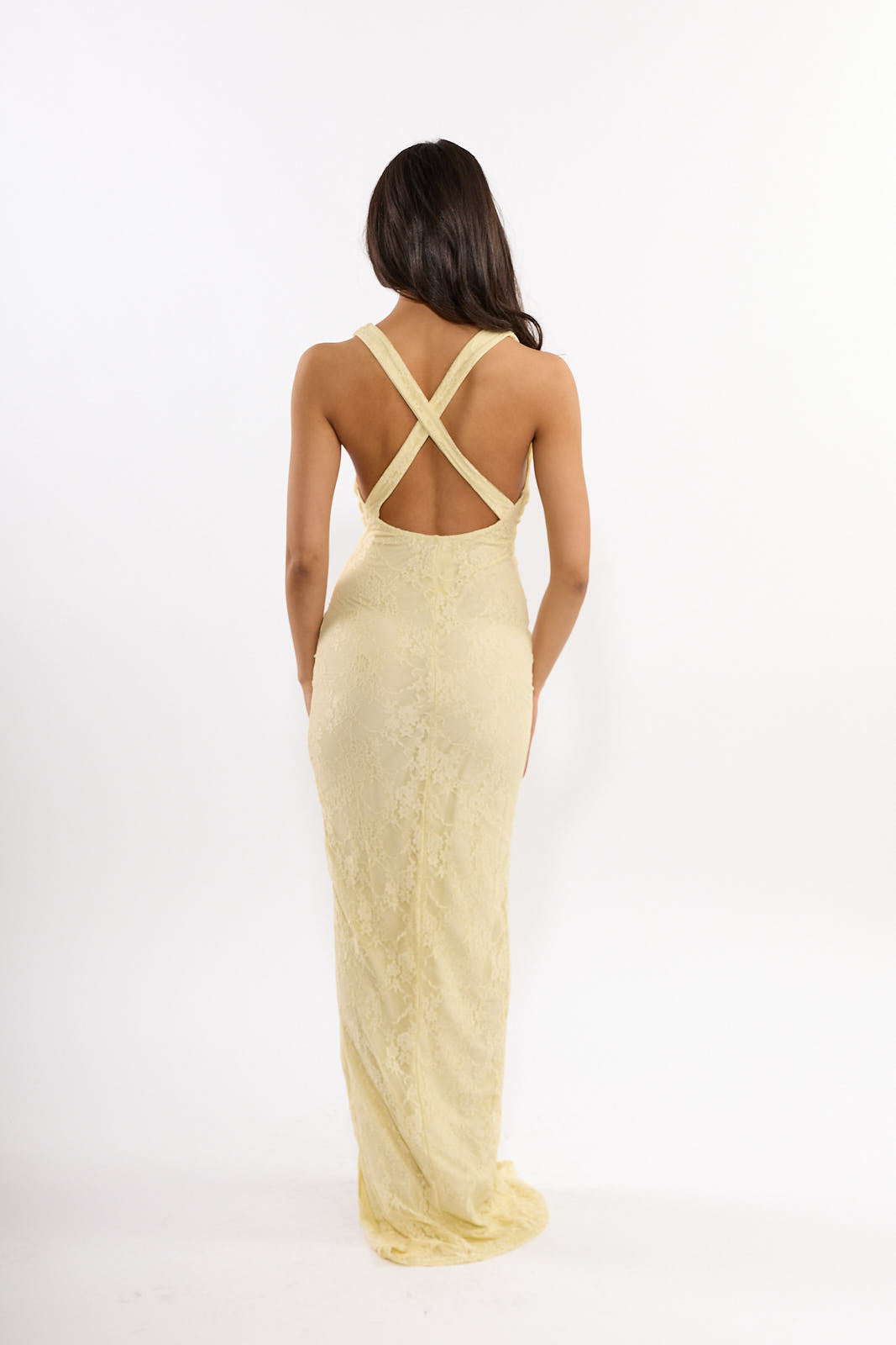 Vana Lace Cross-Back Top