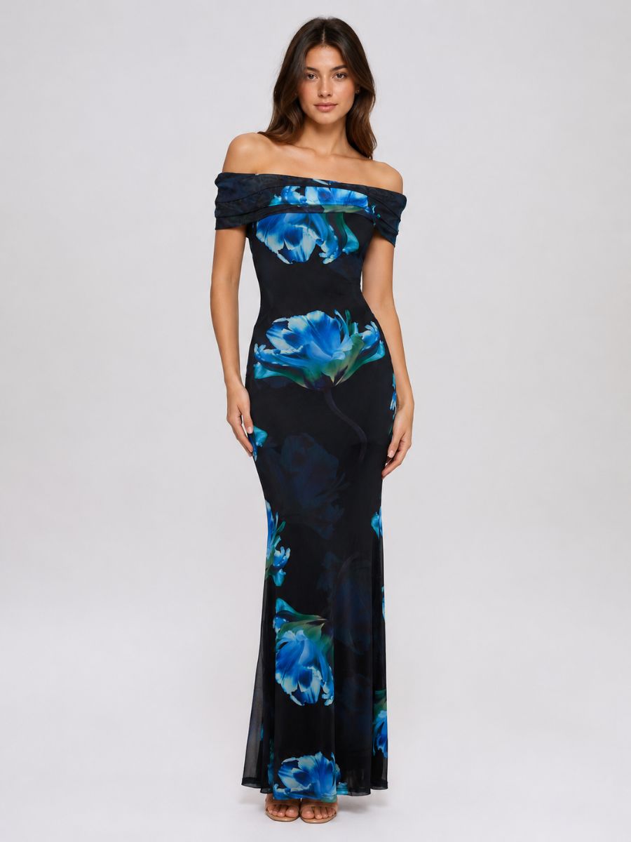 Amani Off Shoulder Maxi Dress