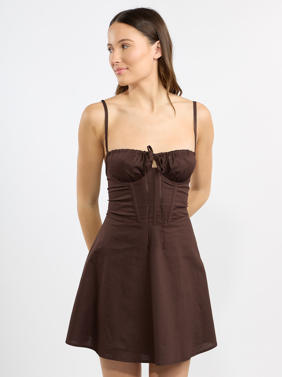 Dakota Front Tie Mini Dress