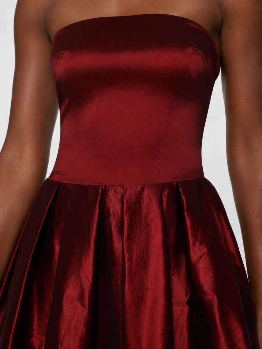 Esme Taffeta Strapless Dress