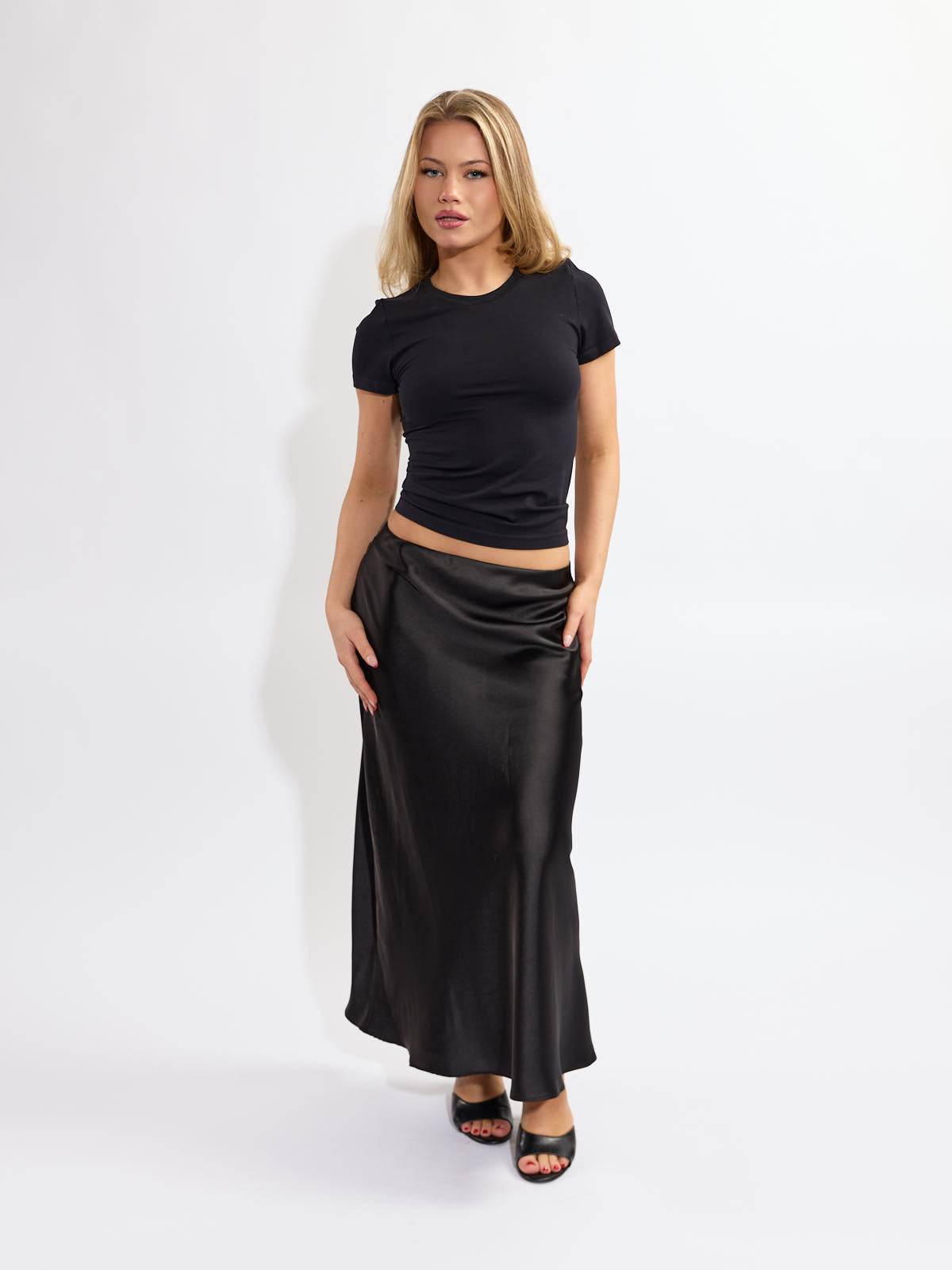 Satin Maxi Skirt