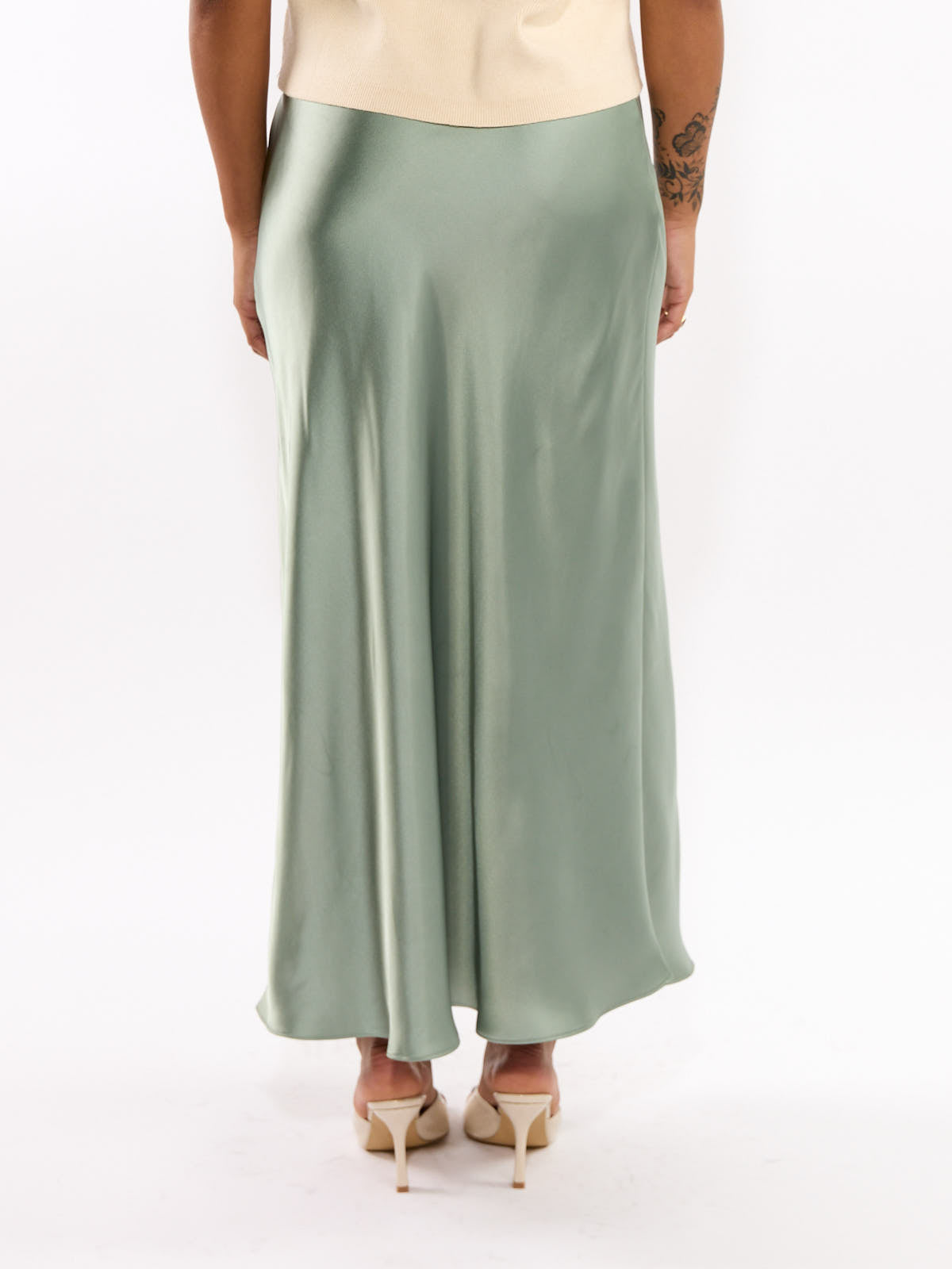Satin Maxi Skirt