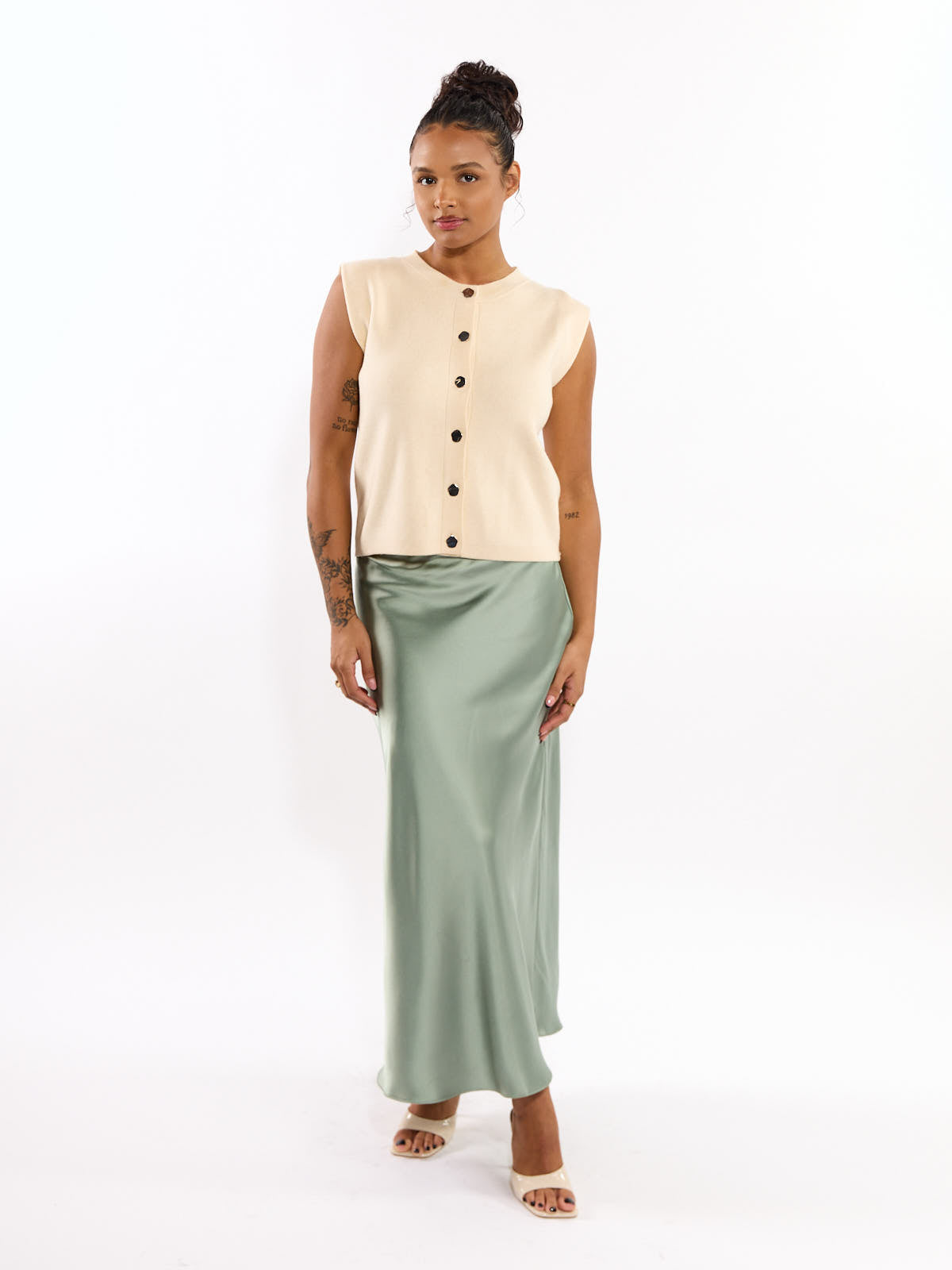Satin Maxi Skirt