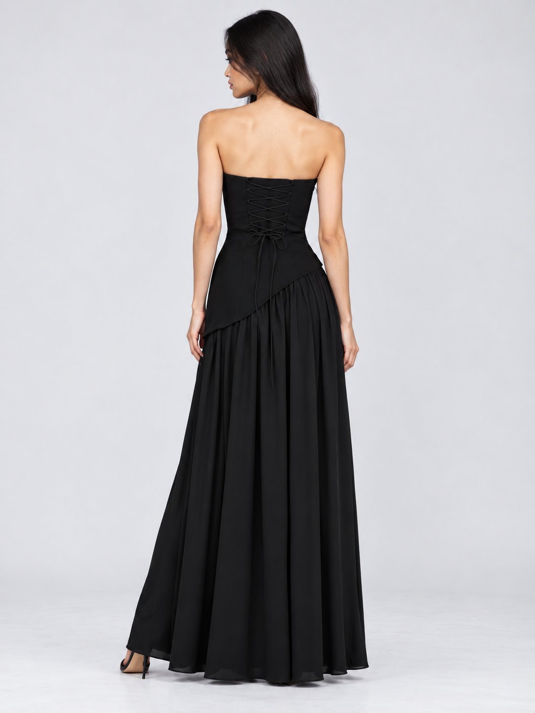 Gwen Corset Strapless Maxi Dress