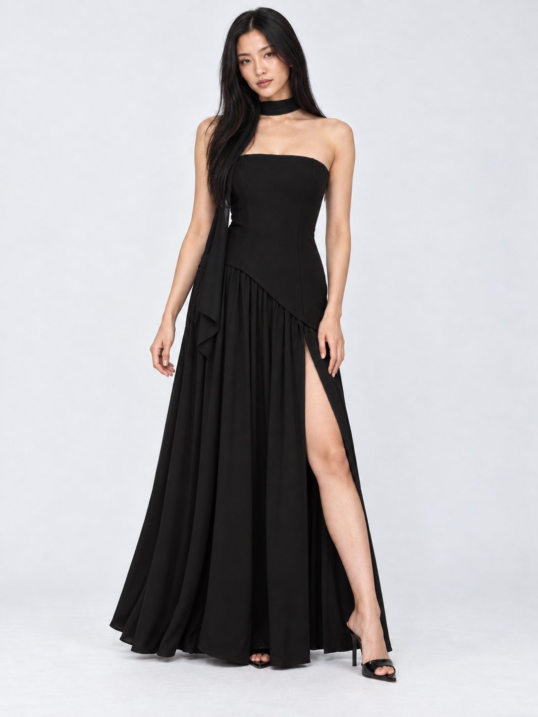 Gwen Corset Strapless Maxi Dress