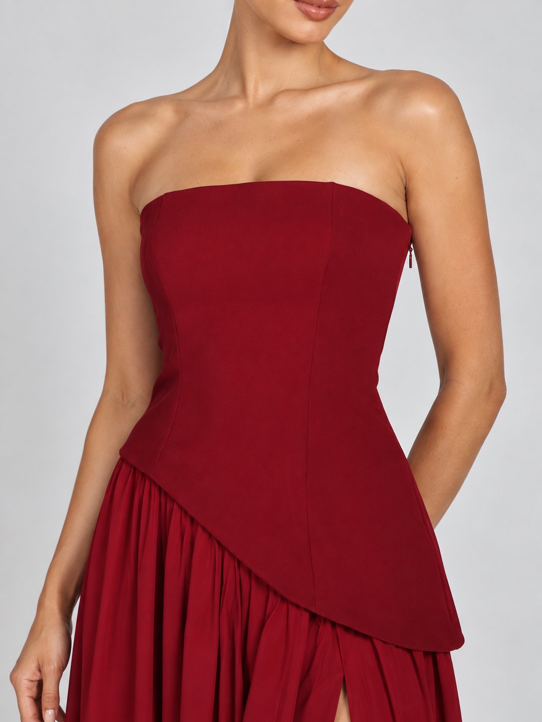Gwen Corset Strapless Maxi Dress