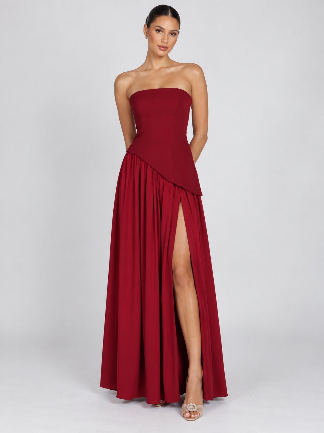 Gwen Corset Strapless Maxi Dress