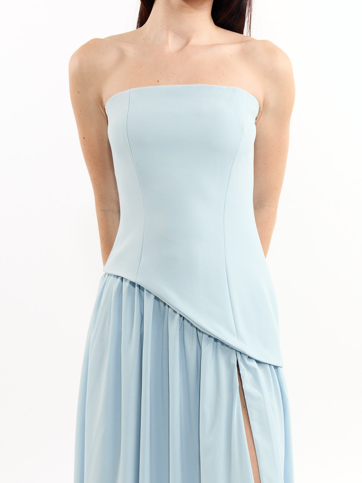 Gwen Corset Strapless Maxi Dress