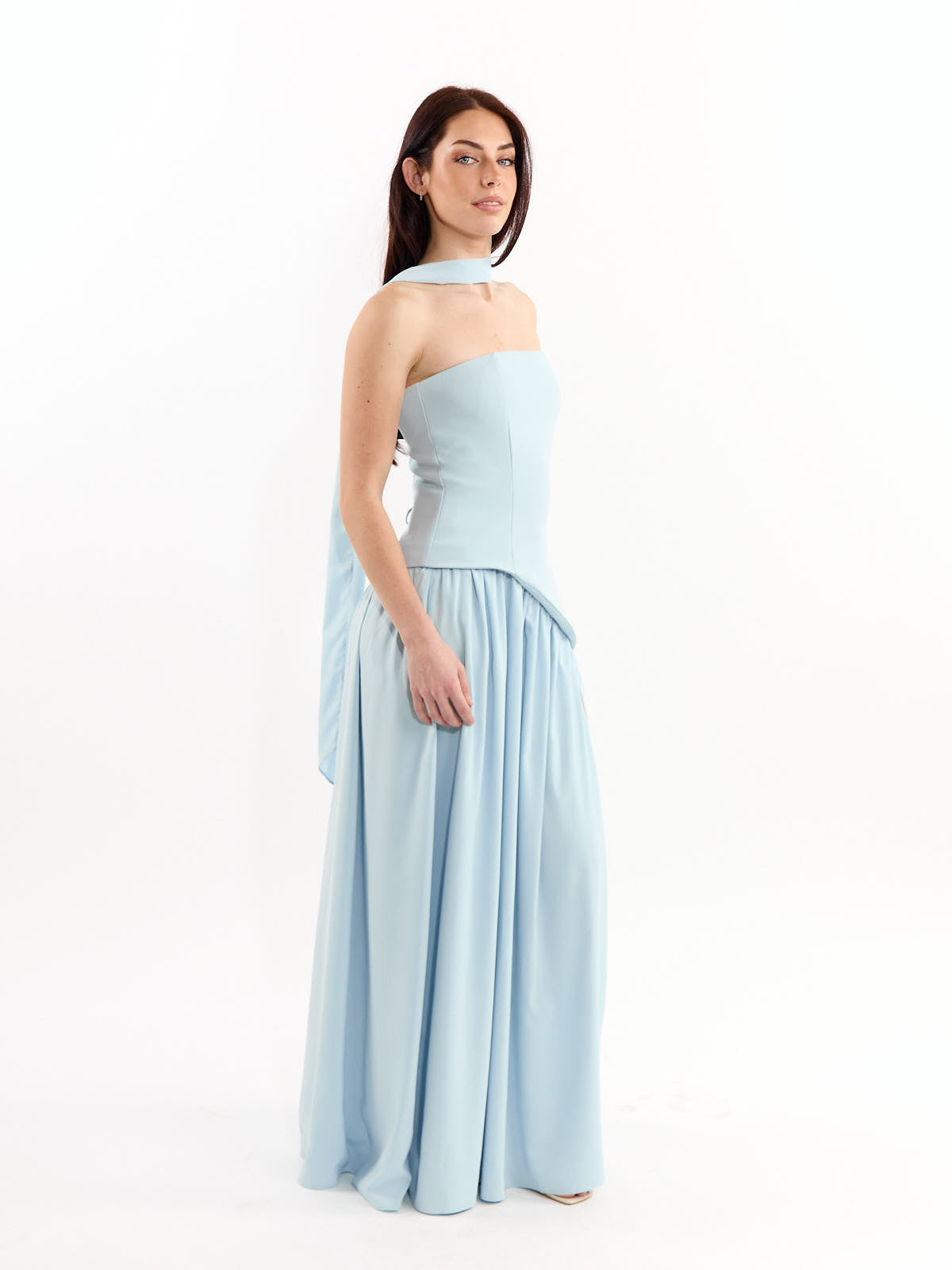 Gwen Corset Strapless Maxi Dress
