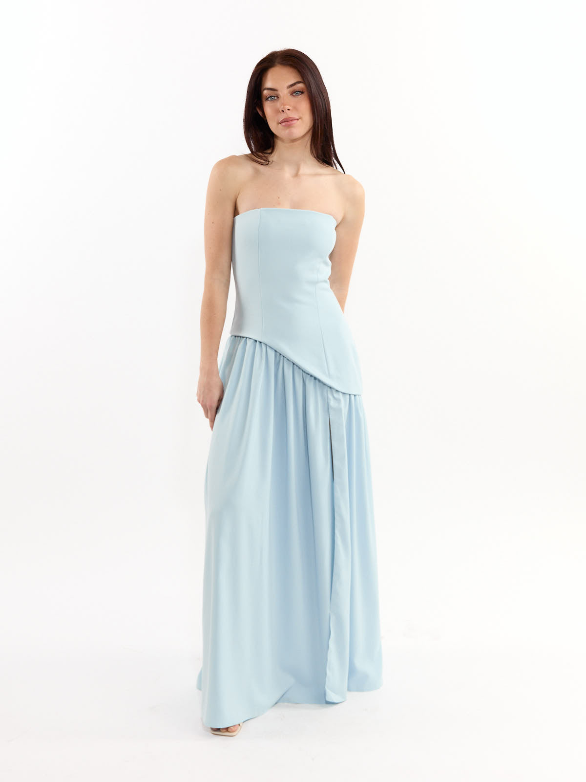 Gwen Corset Strapless Maxi Dress