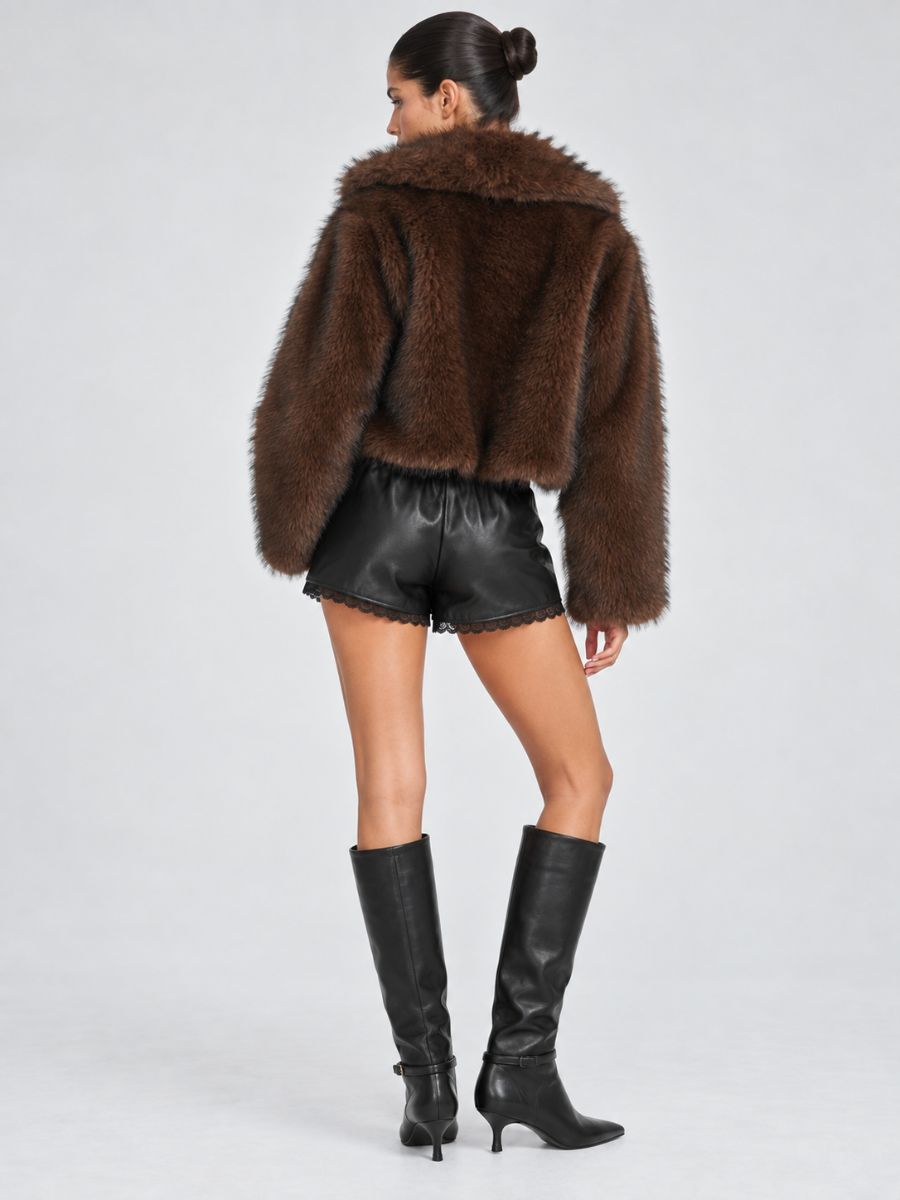 Foxy Faux Fur Jacket