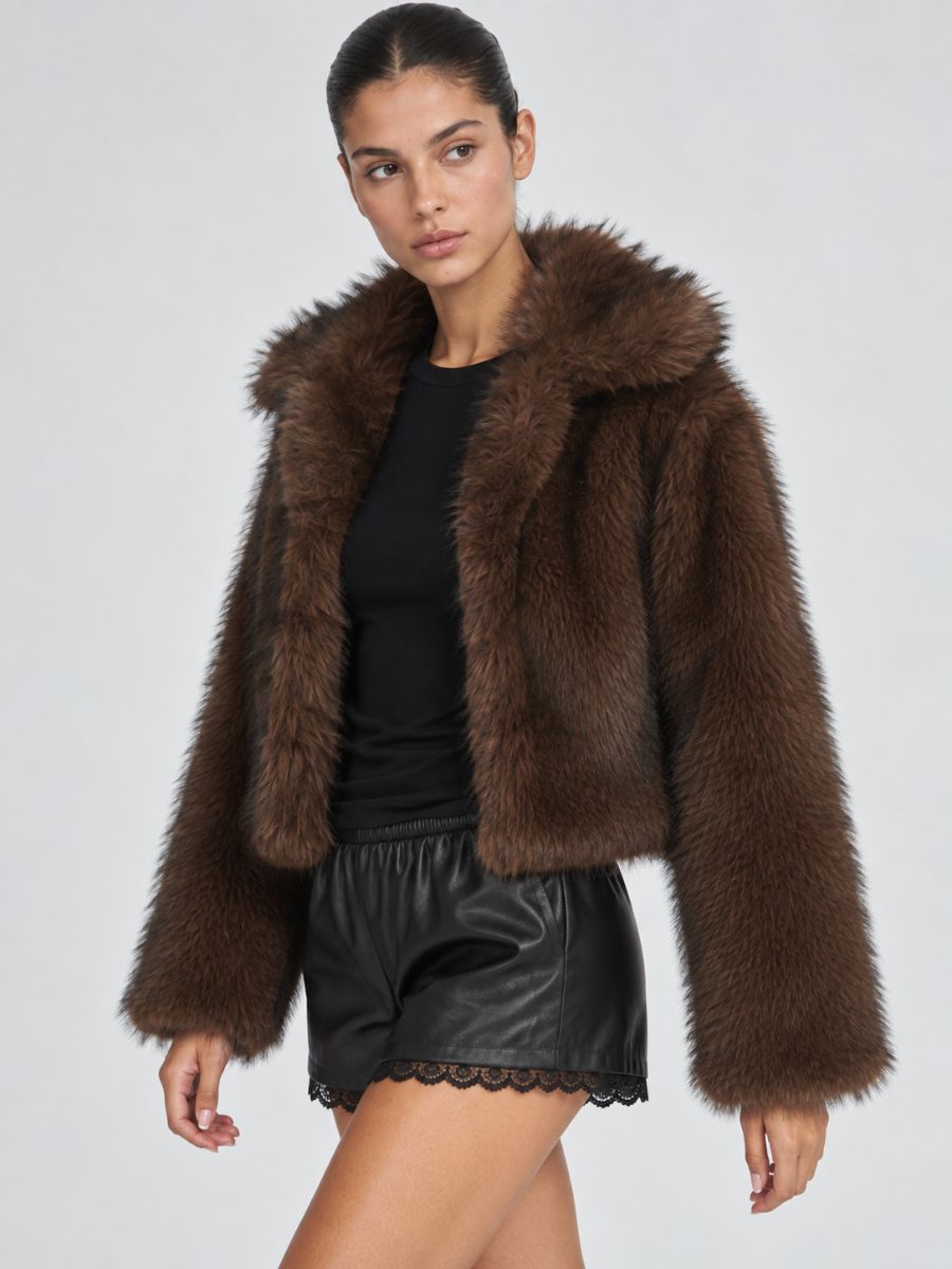 Foxy Faux Fur Jacket