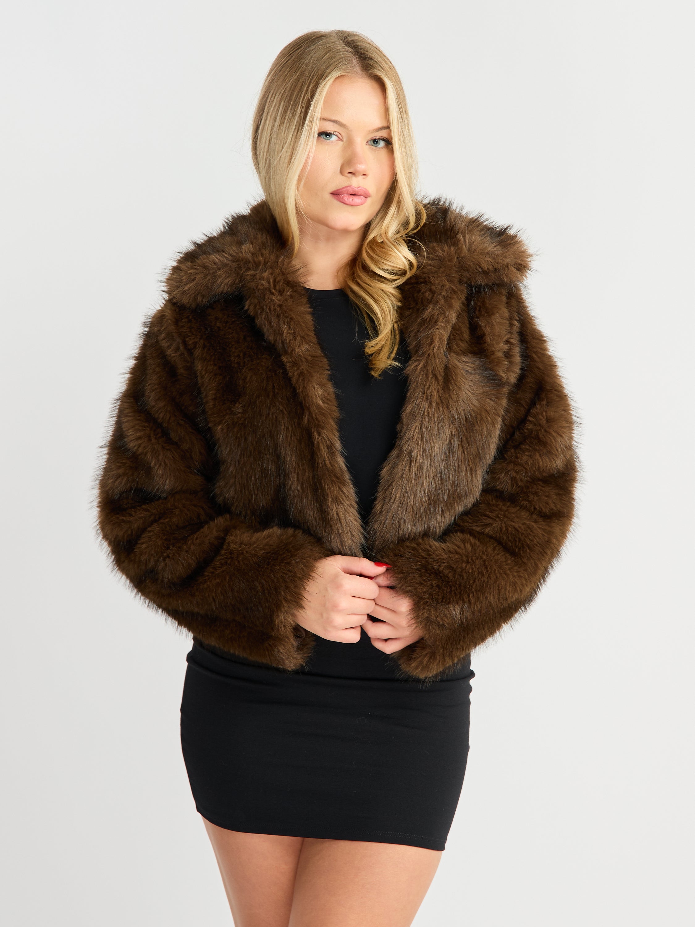 Foxy Faux Fur Jacket
