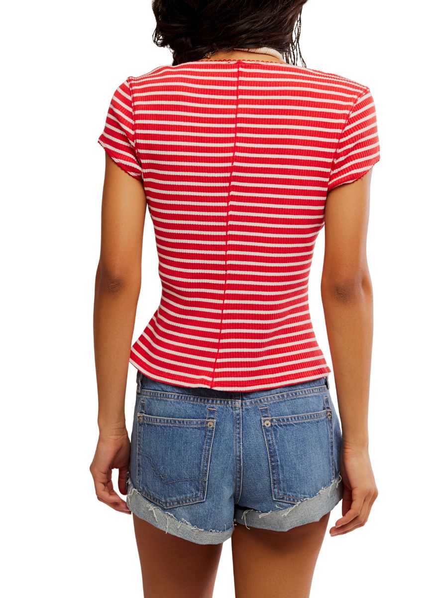 Free People Most Wanted Striped Cardi