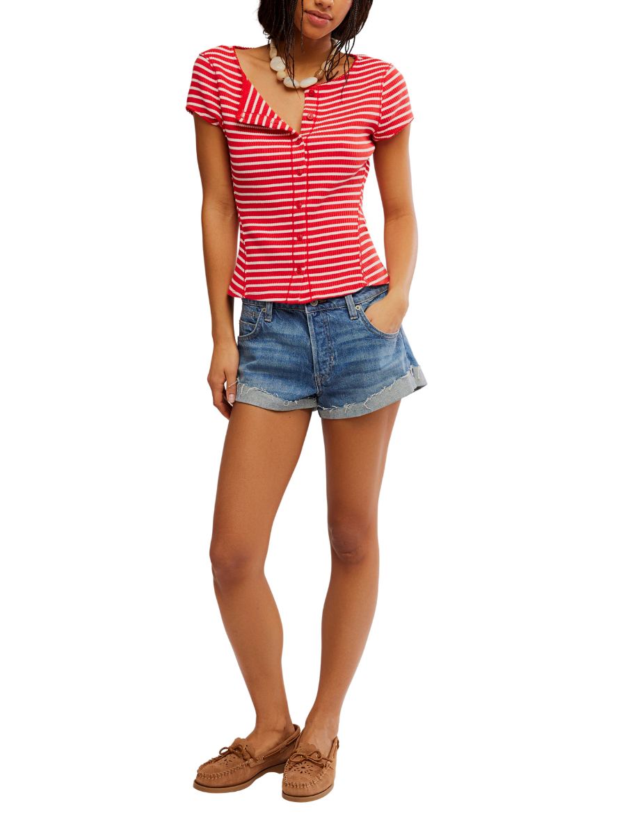 Free People Most Wanted Striped Cardi