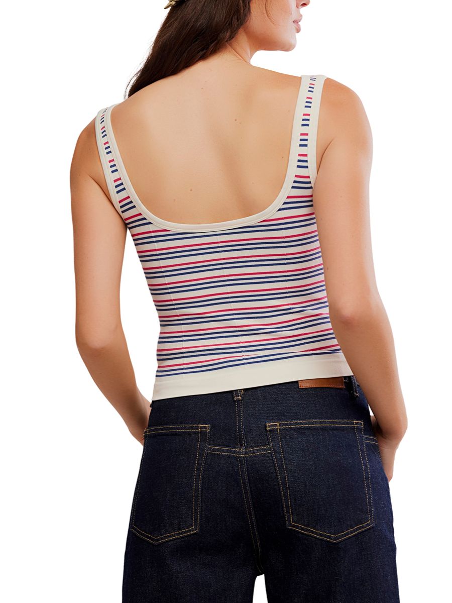 Free People Striped Simply Soft Cami