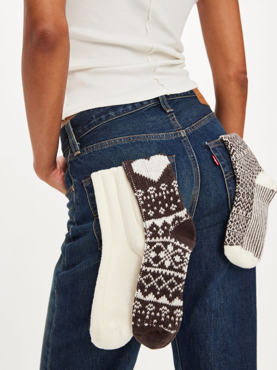 Free People Nordic Knit Sock 3-Pack