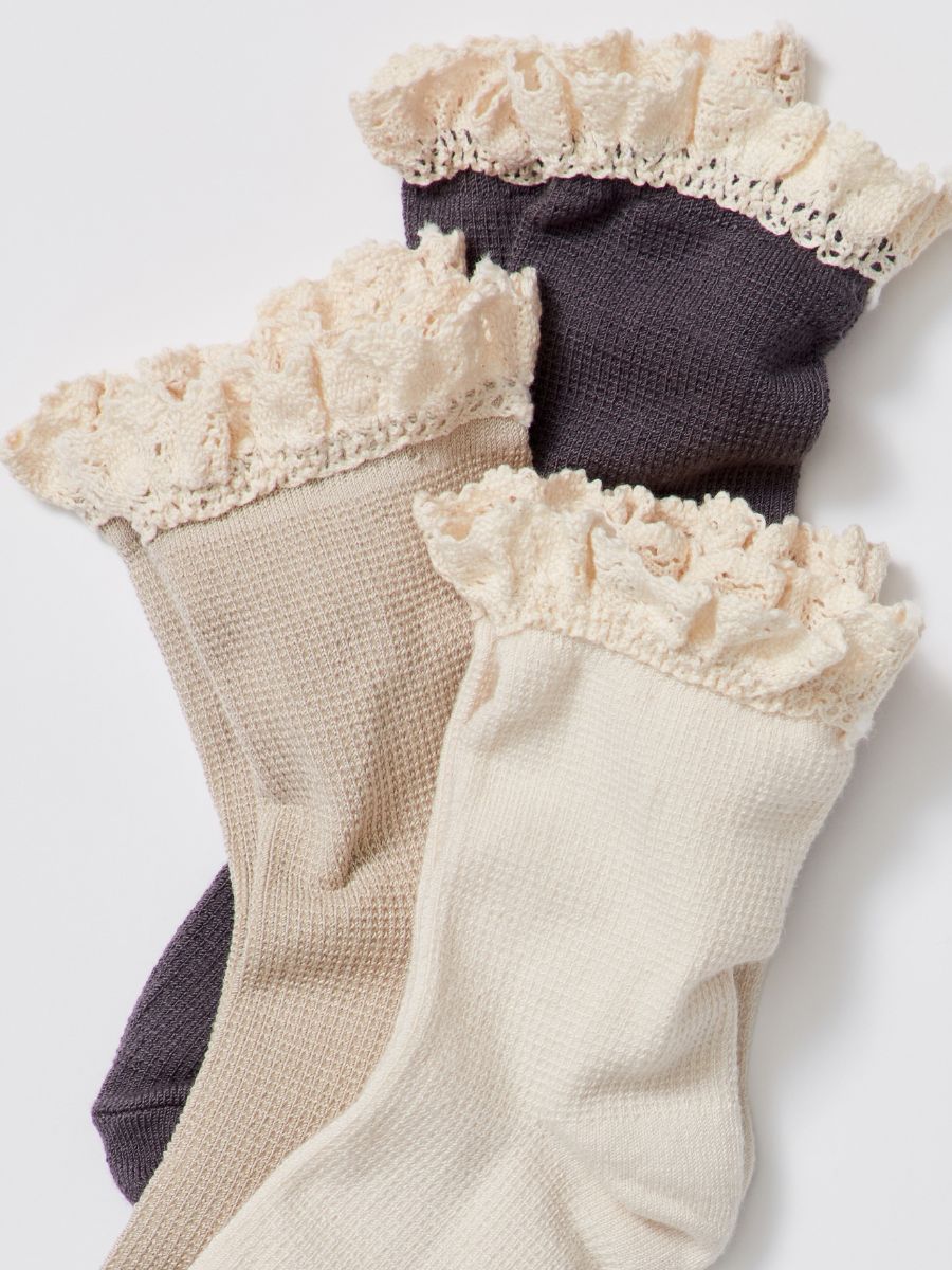 Free People Ruffle Sock 3-Pack