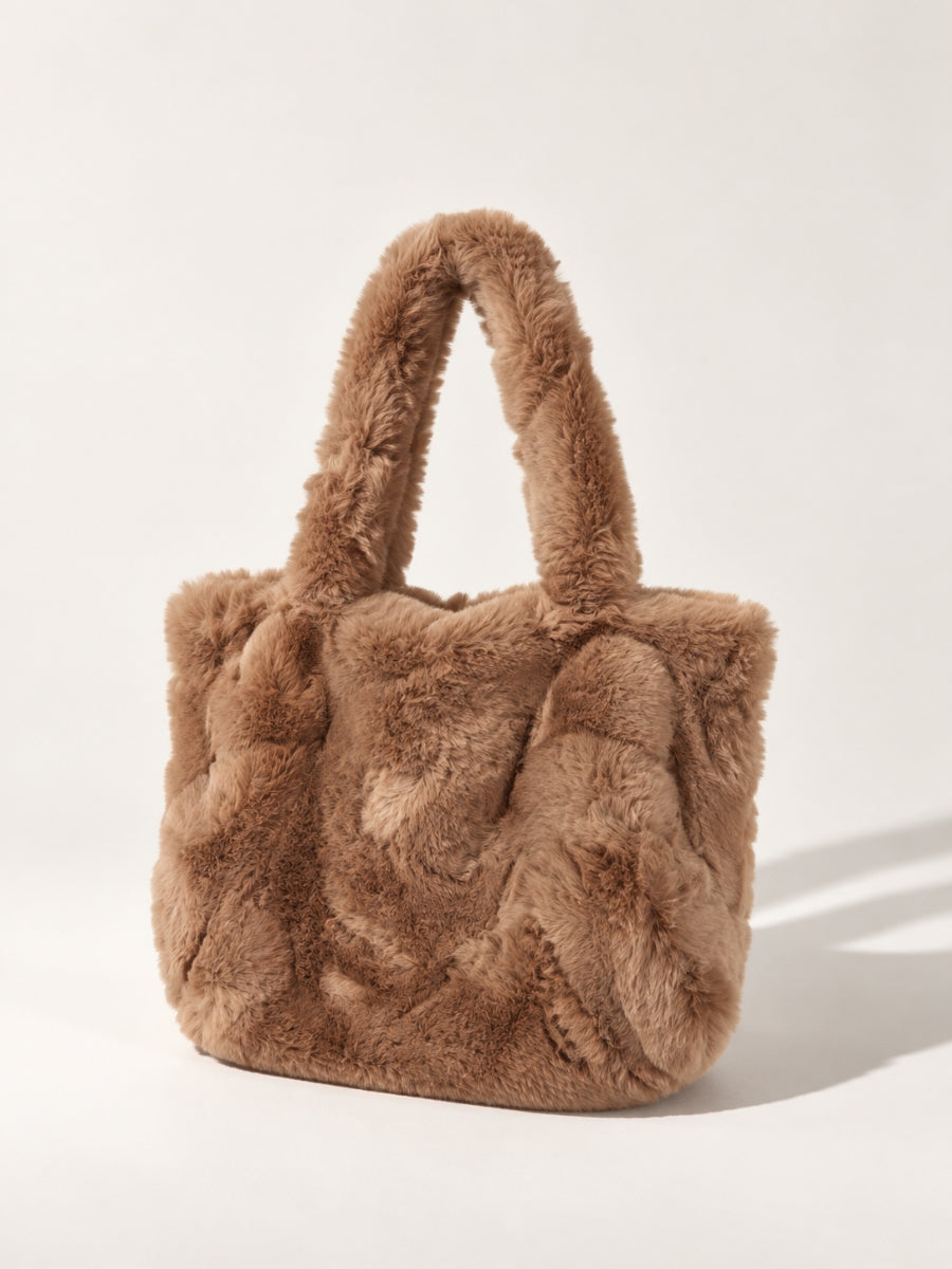 Faux Fur Tote Bag