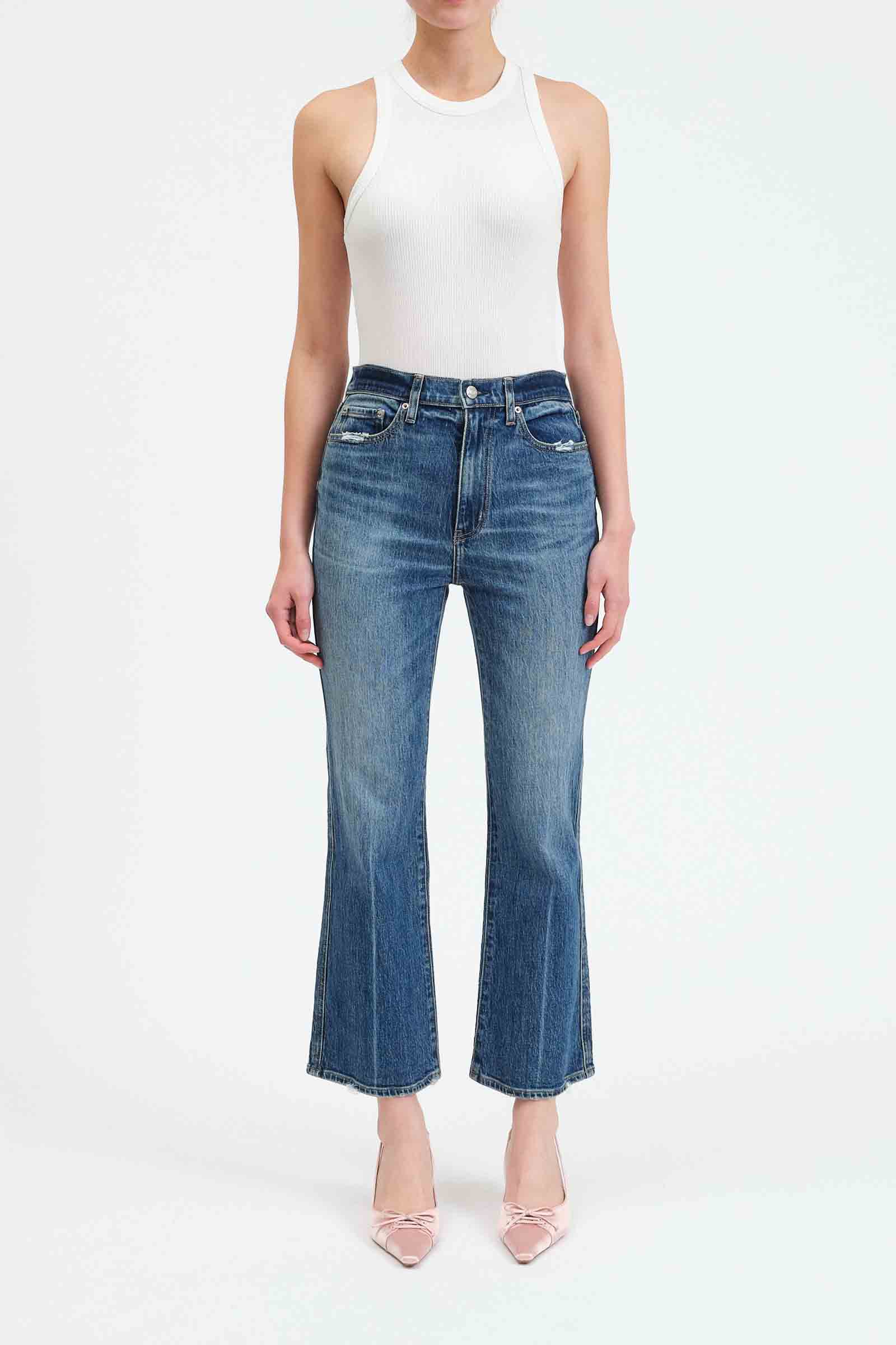 Daze Denim Soho High Ankle Flare Jeans