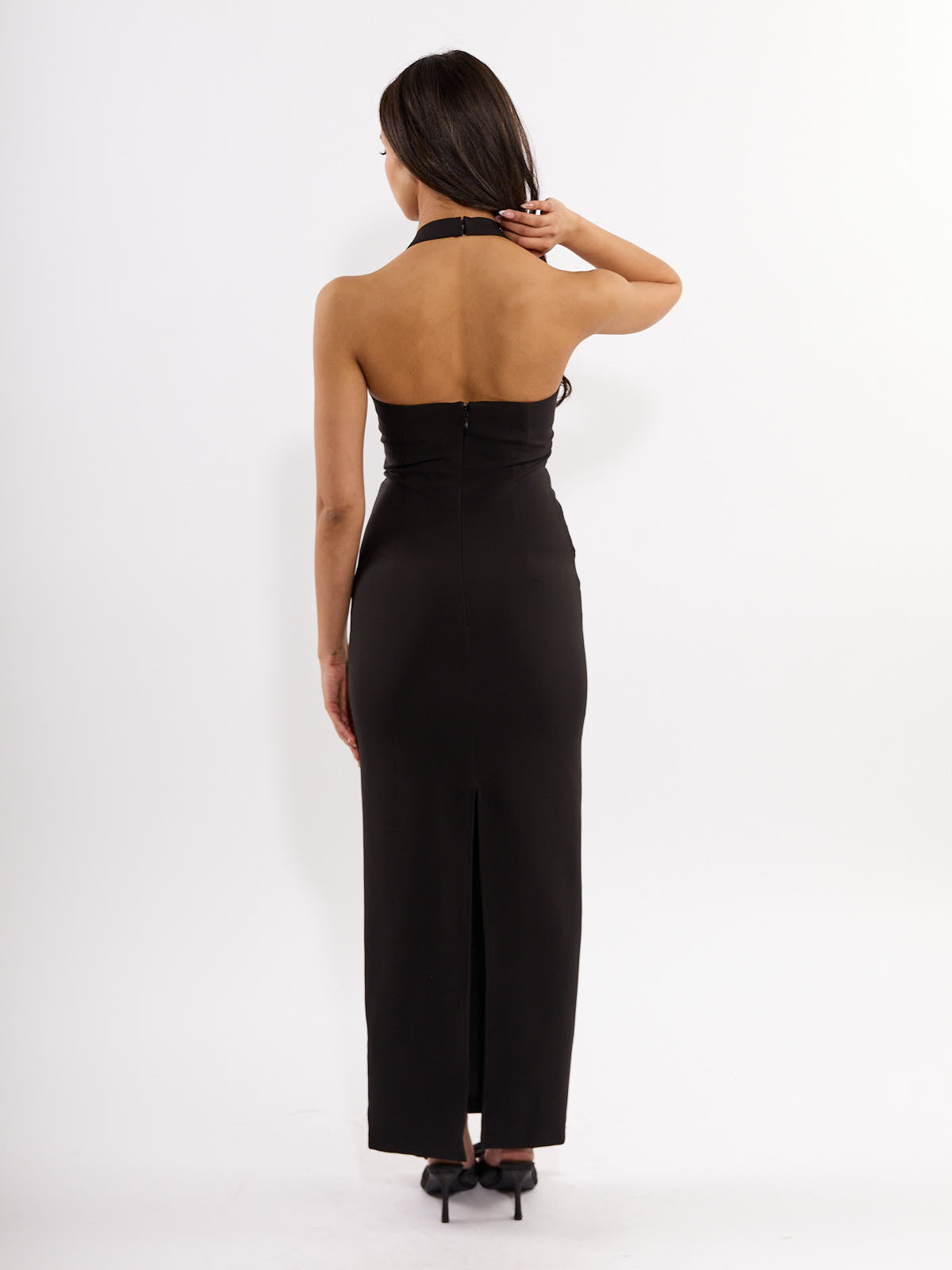 Temptress Halter Midi Dress