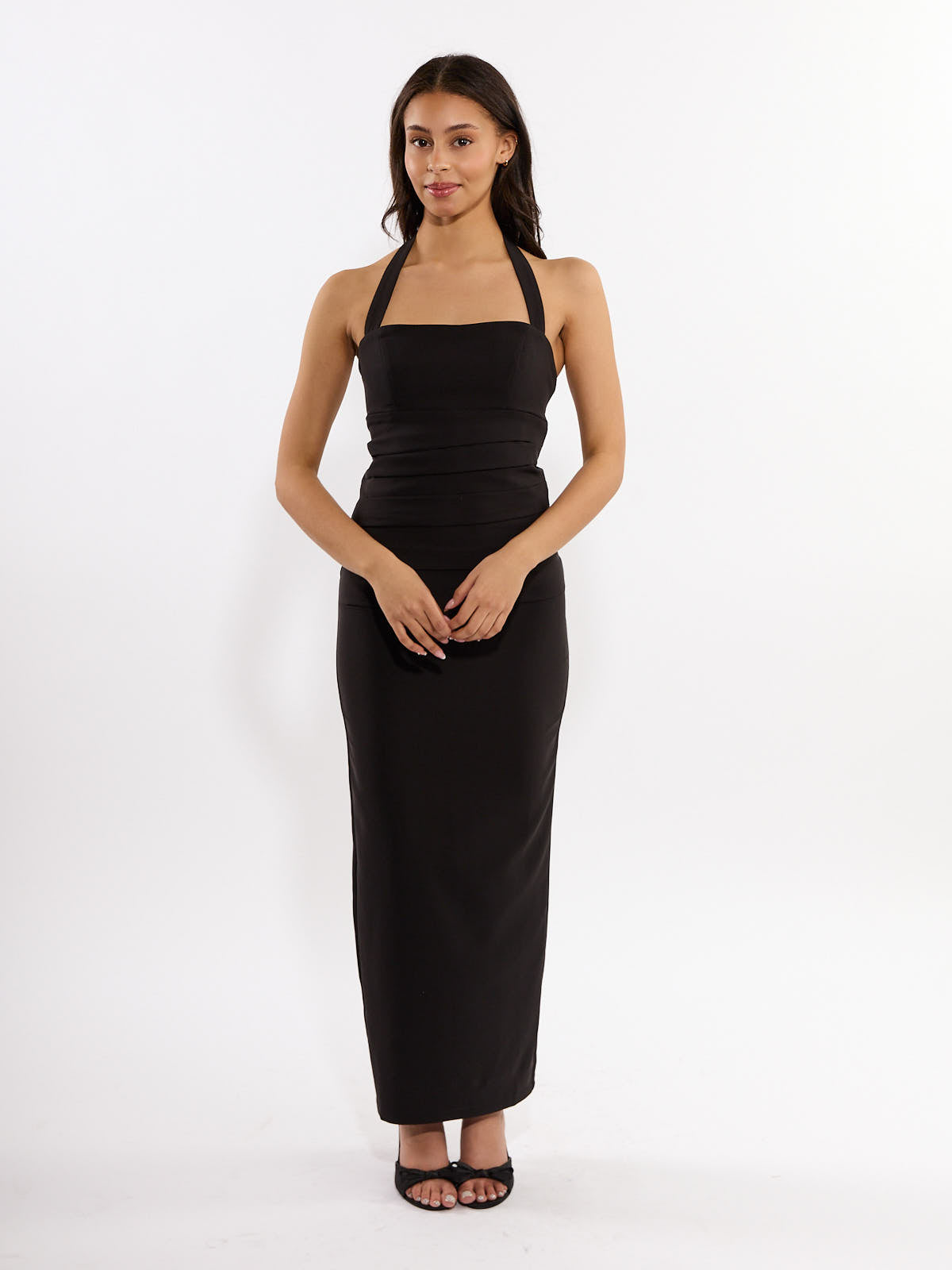 Temptress Halter Midi Dress
