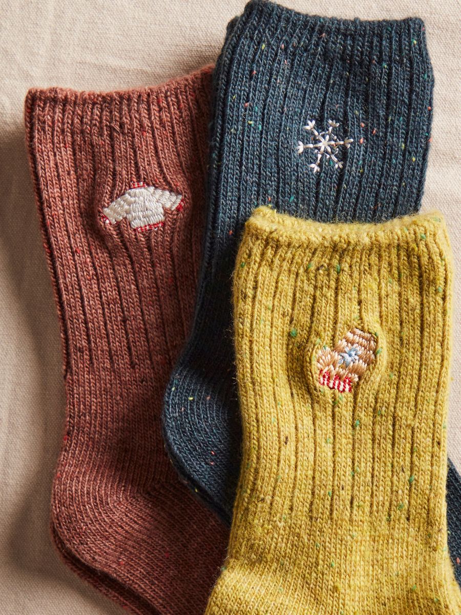 Free People Holiday Heritage Sock 3-Pack