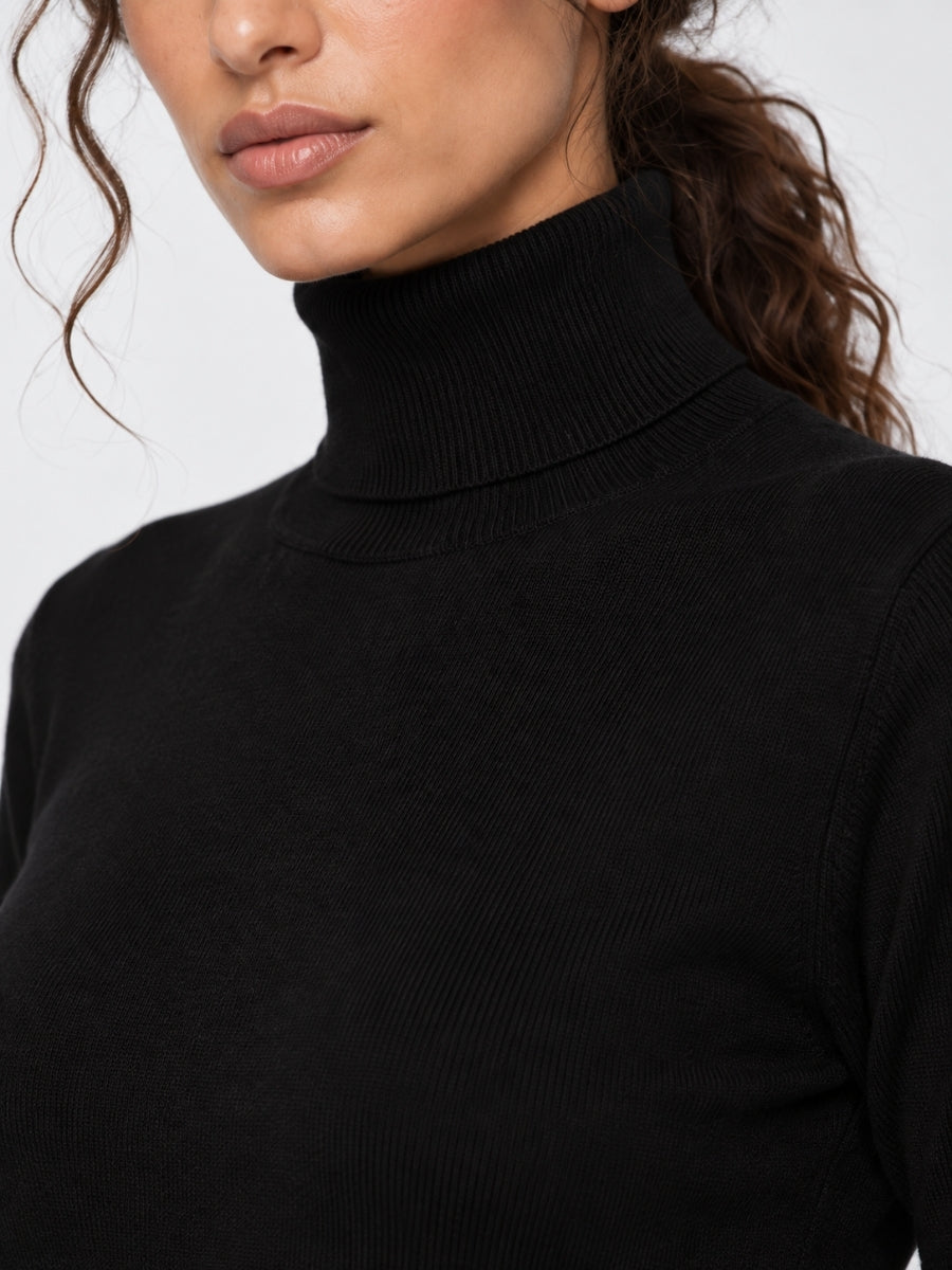 Beckham Turtleneck Short Sleeve Sweater