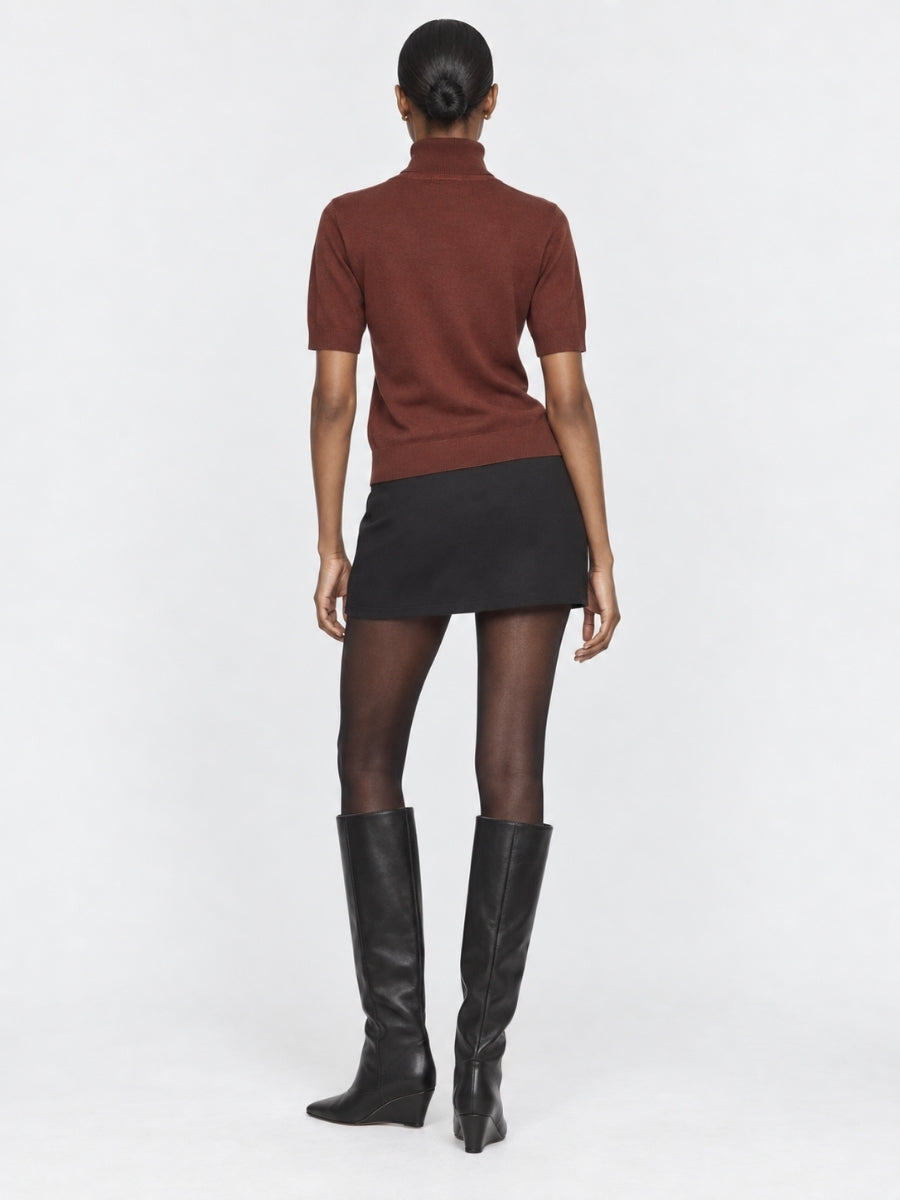 Beckham Turtleneck Short Sleeve Sweater
