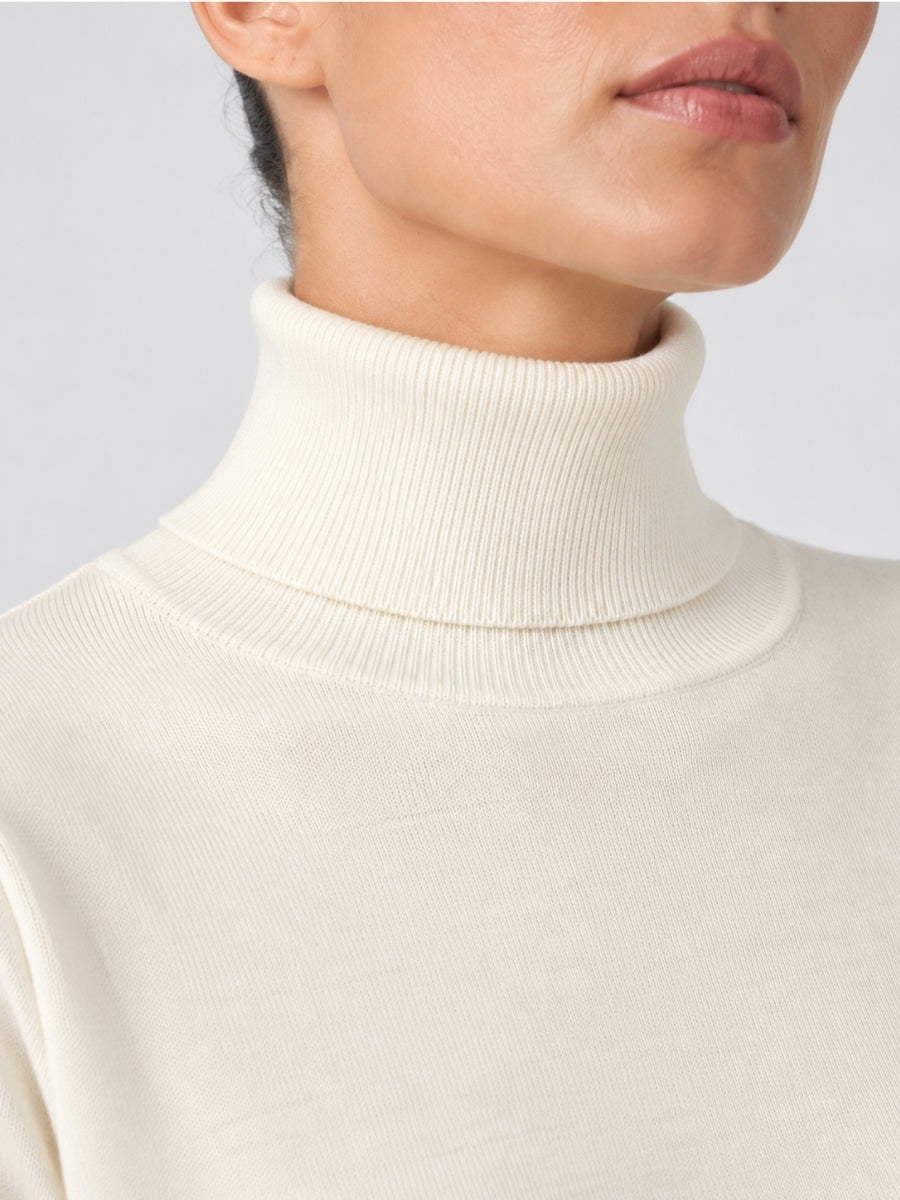 Beckham Turtleneck Short Sleeve Sweater