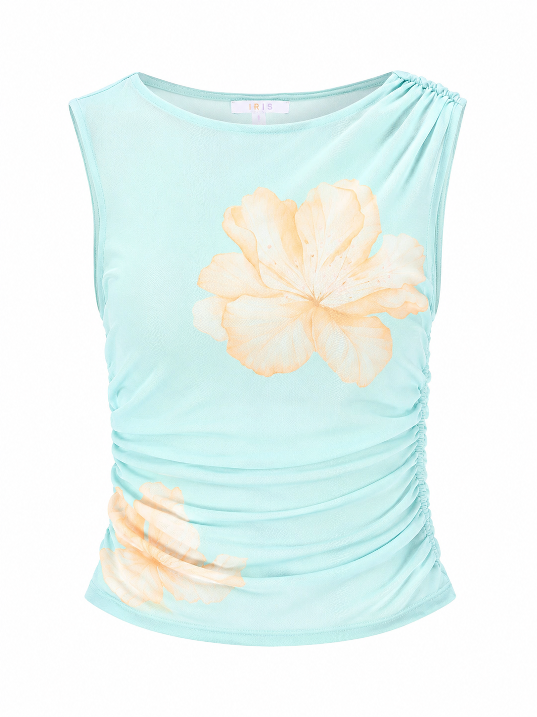 Maisie Printed Floral Mesh Top