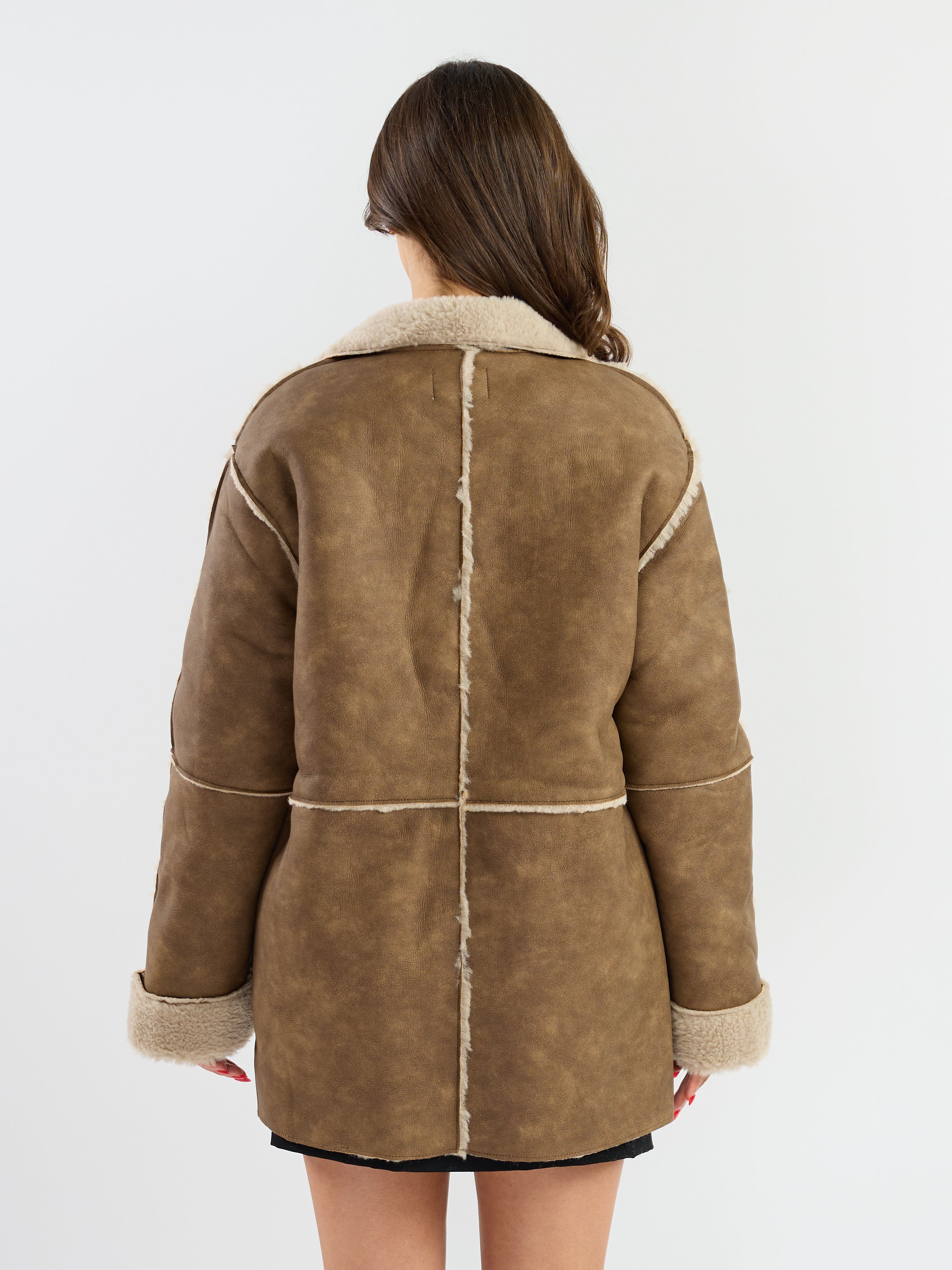 Jackie Sherpa-Lined Jacket