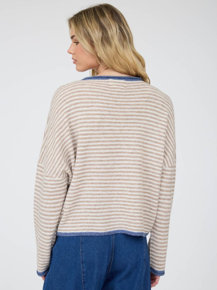 Button-Up Oversized Long Sleeve Sweater