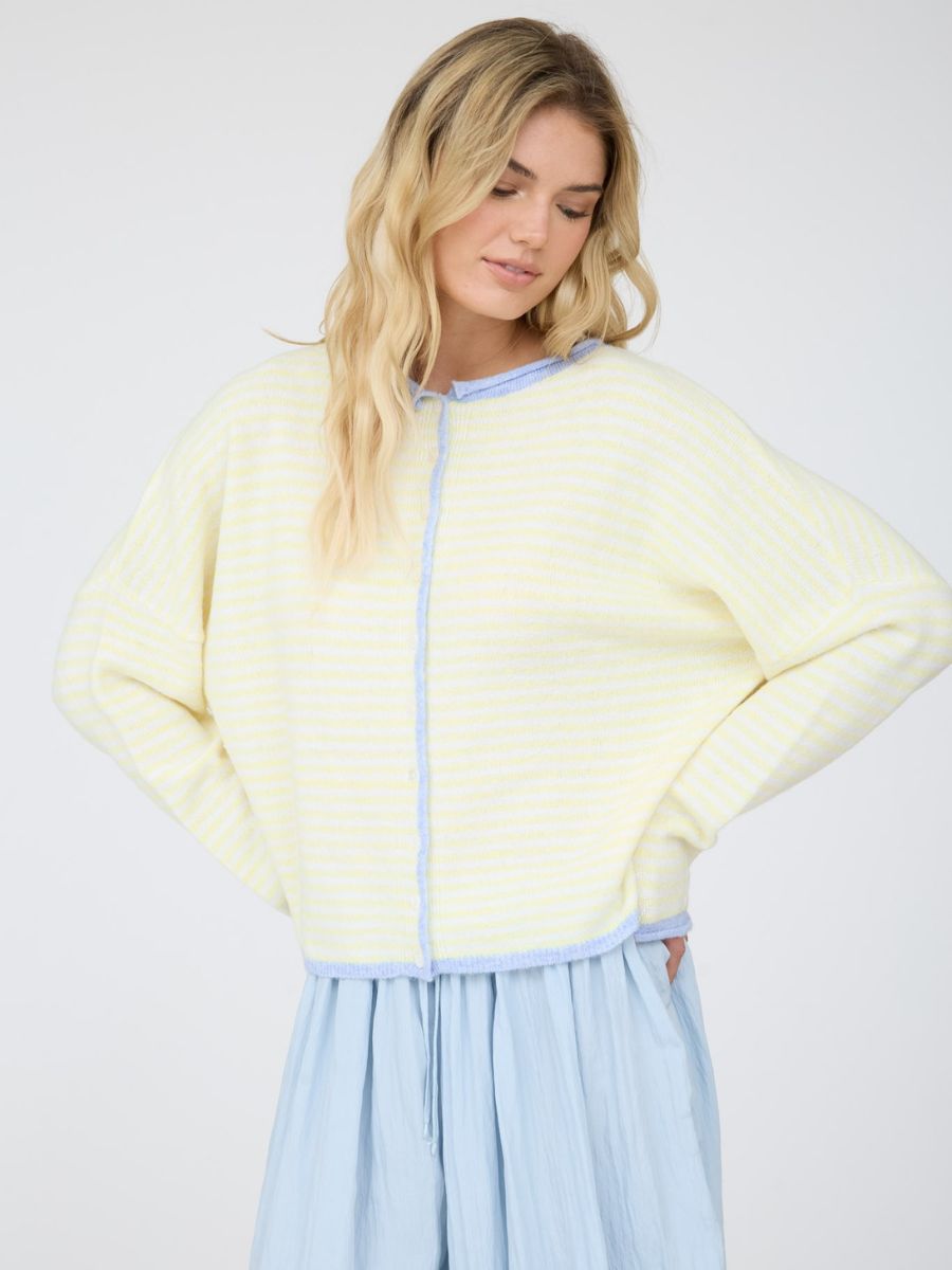 Button-Up Oversized Long Sleeve Sweater