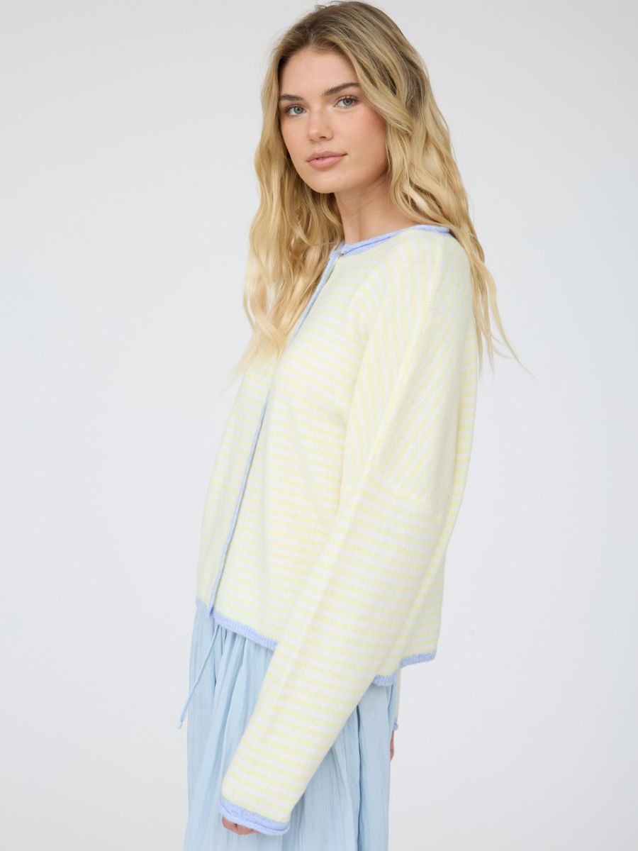 Button-Up Oversized Long Sleeve Sweater