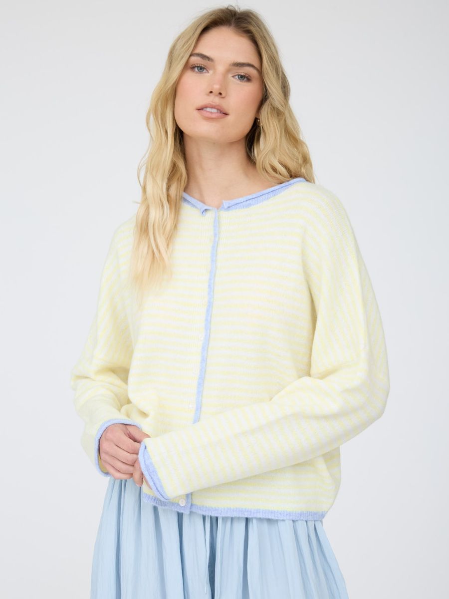 Button-Up Oversized Long Sleeve Sweater