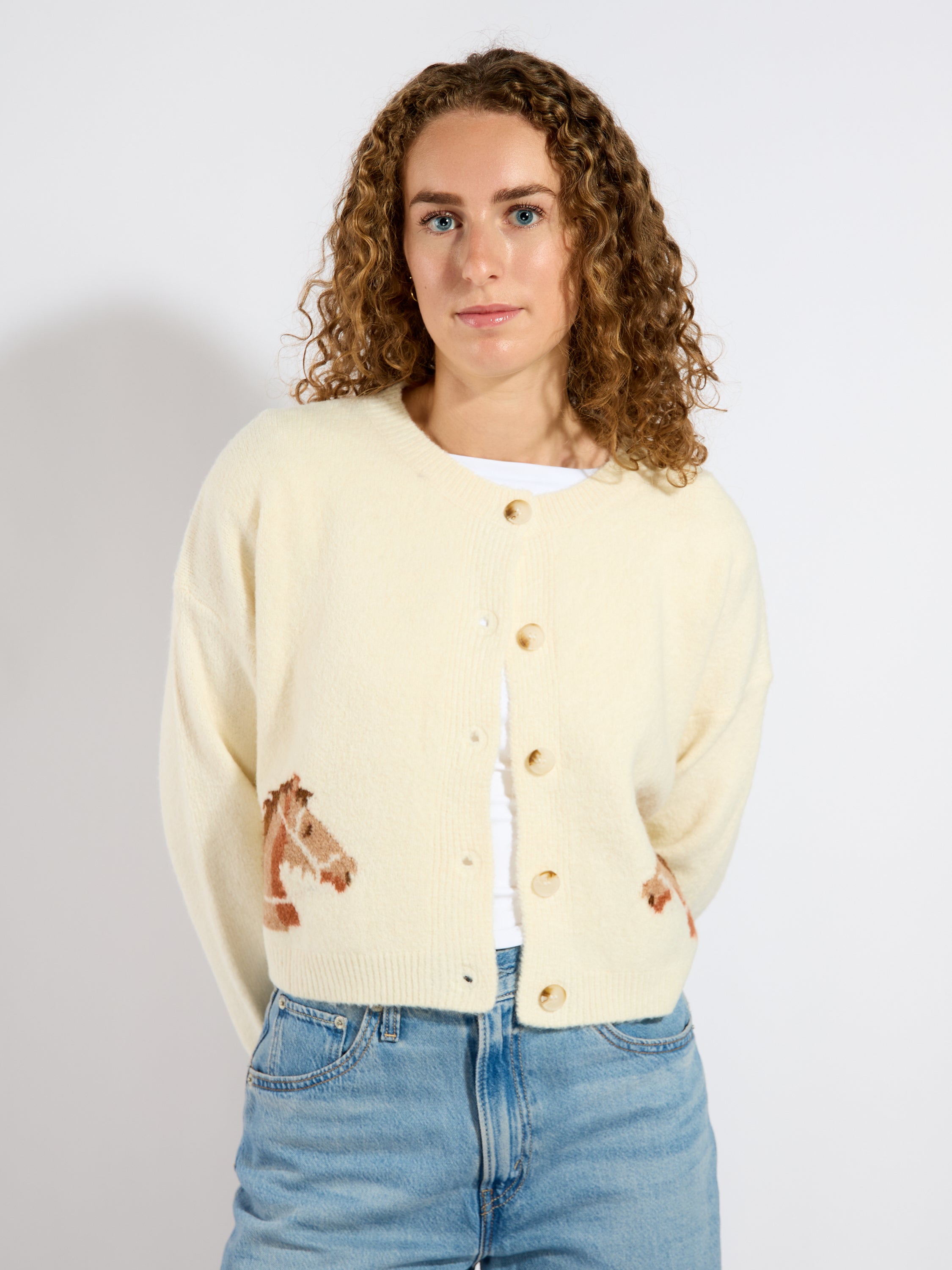 Horses Knit Cardigan