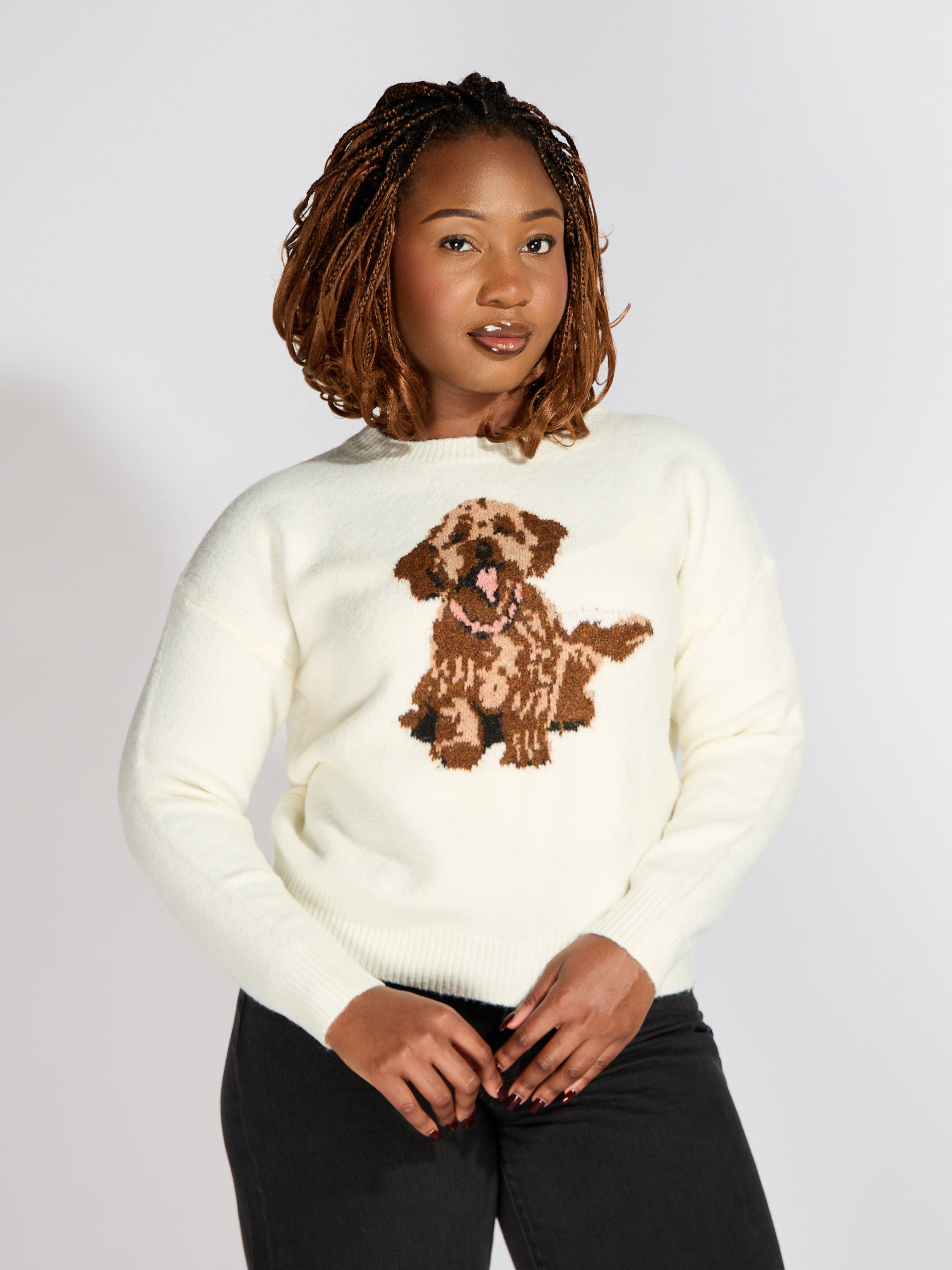 Lucy Dog Knit Sweater