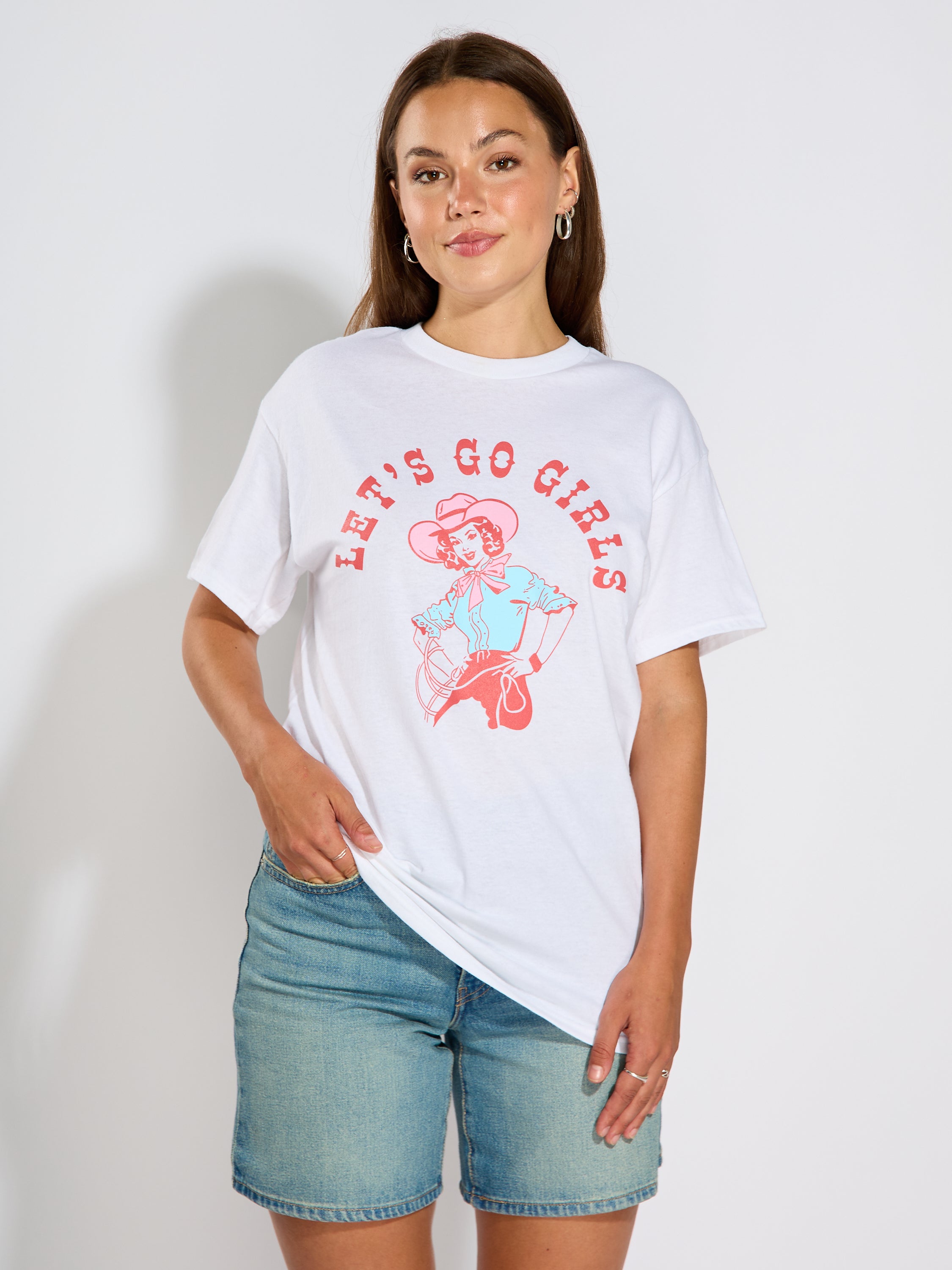 Let’s Go Girls Cowgirl Tee