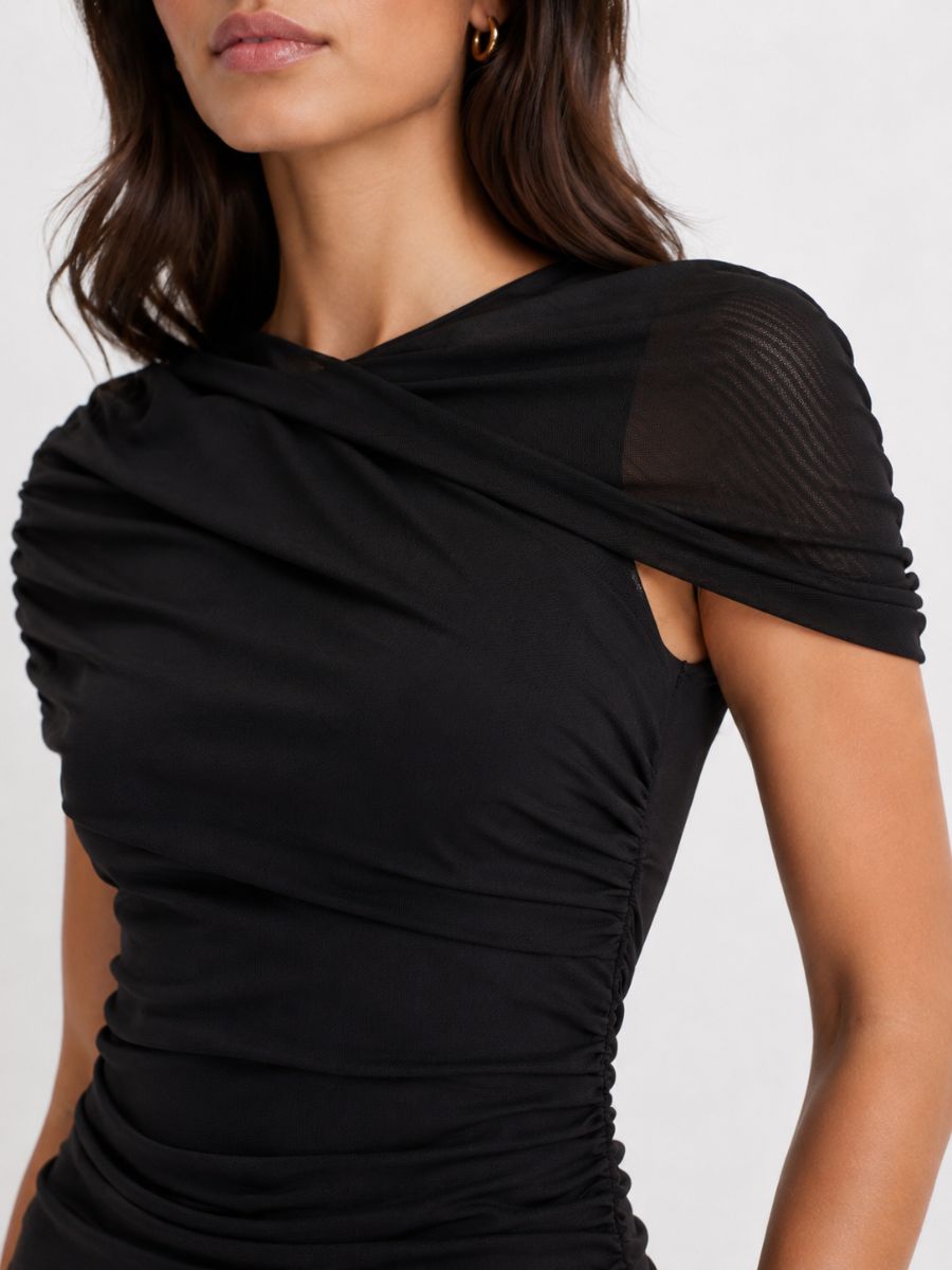 Kennedy Mesh Drape Top