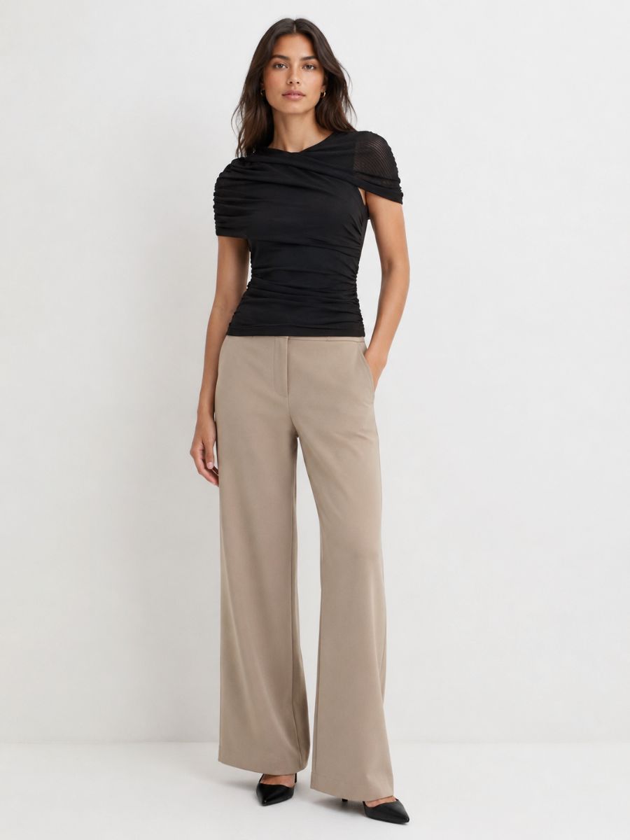 Kennedy Mesh Drape Top